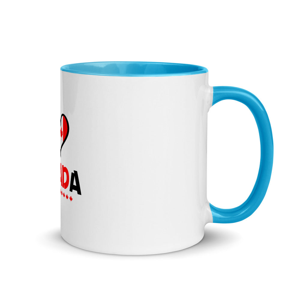 I LOVE CANADA - Mug with Color Inside