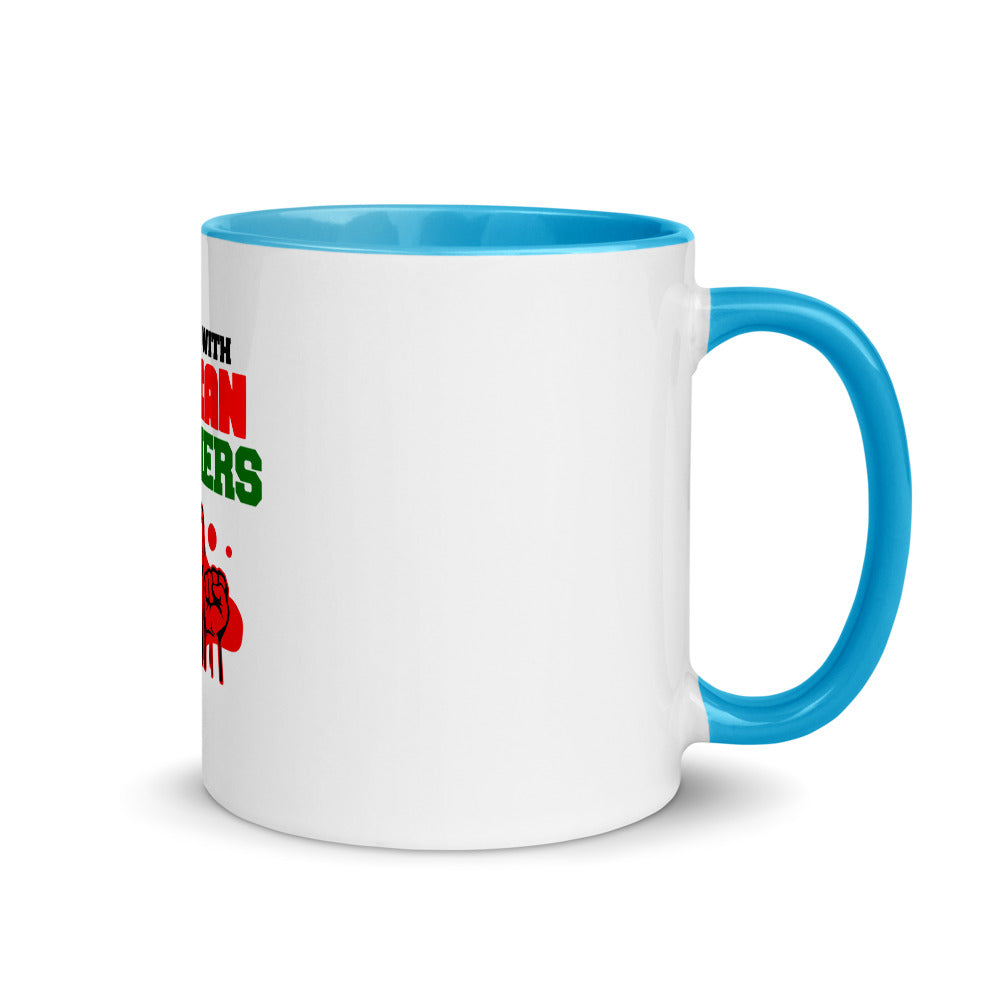 I STAND WITH INDIAN FARMERS - Mug with Color Inside