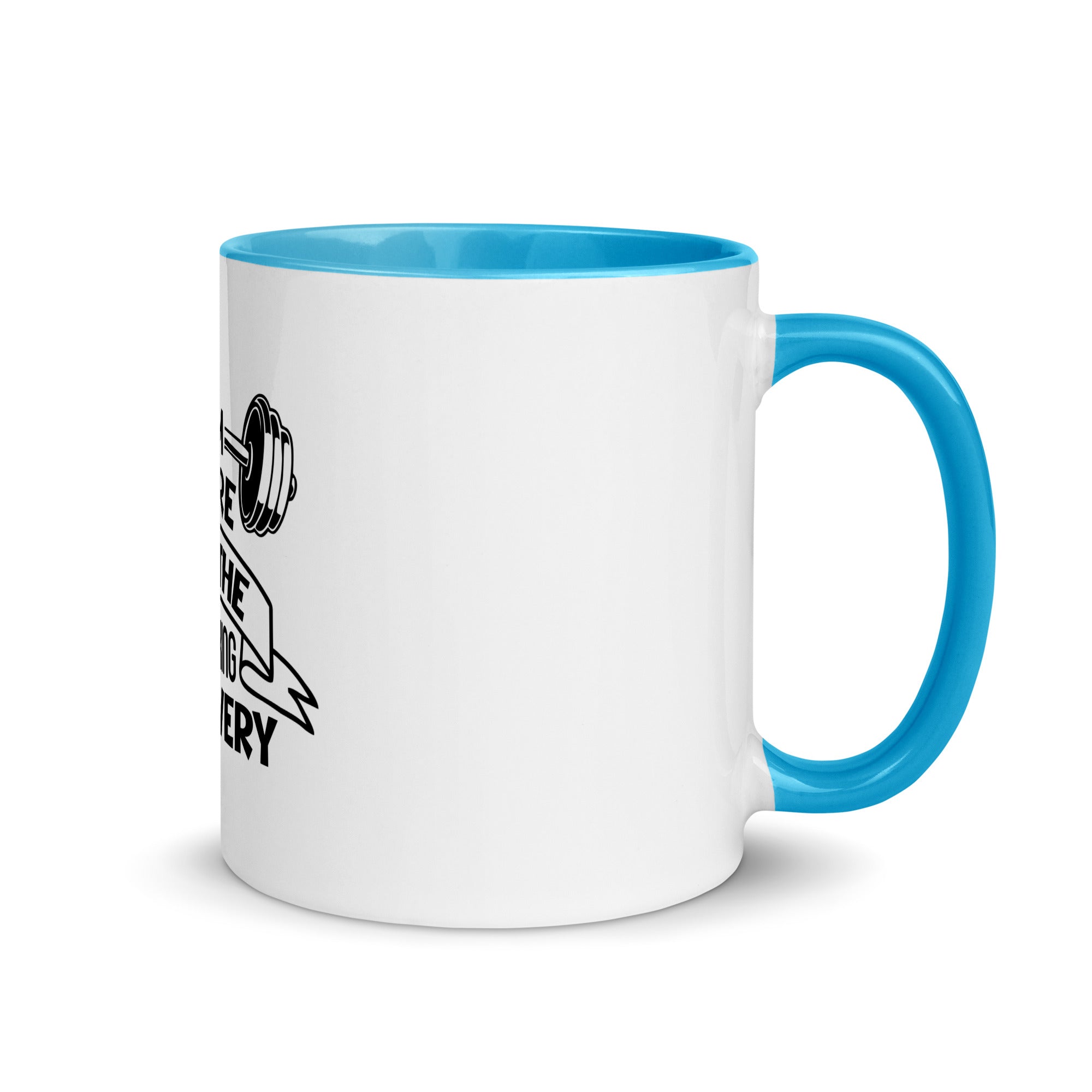 I'M HERE FOR THE WALKING RECOVERY - Mug with Color Inside