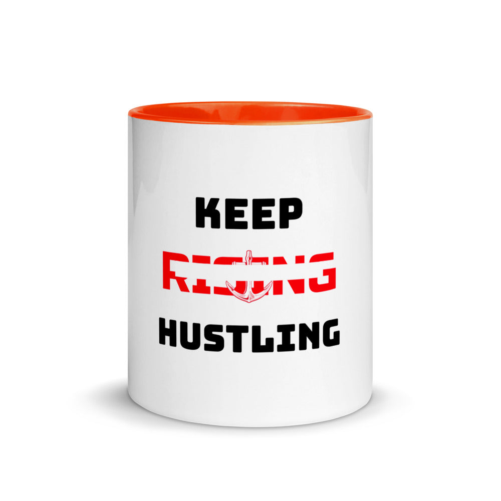 KEEP RISING HUSTLING - Mug with Color Inside