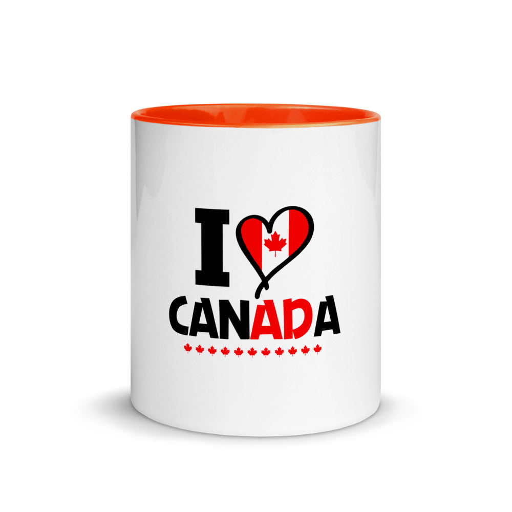 I LOVE CANADA - Mug with Color Inside