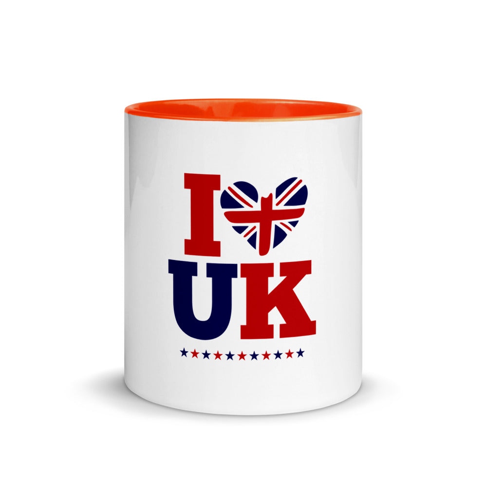 I LOVE UK - Mug with Color Inside