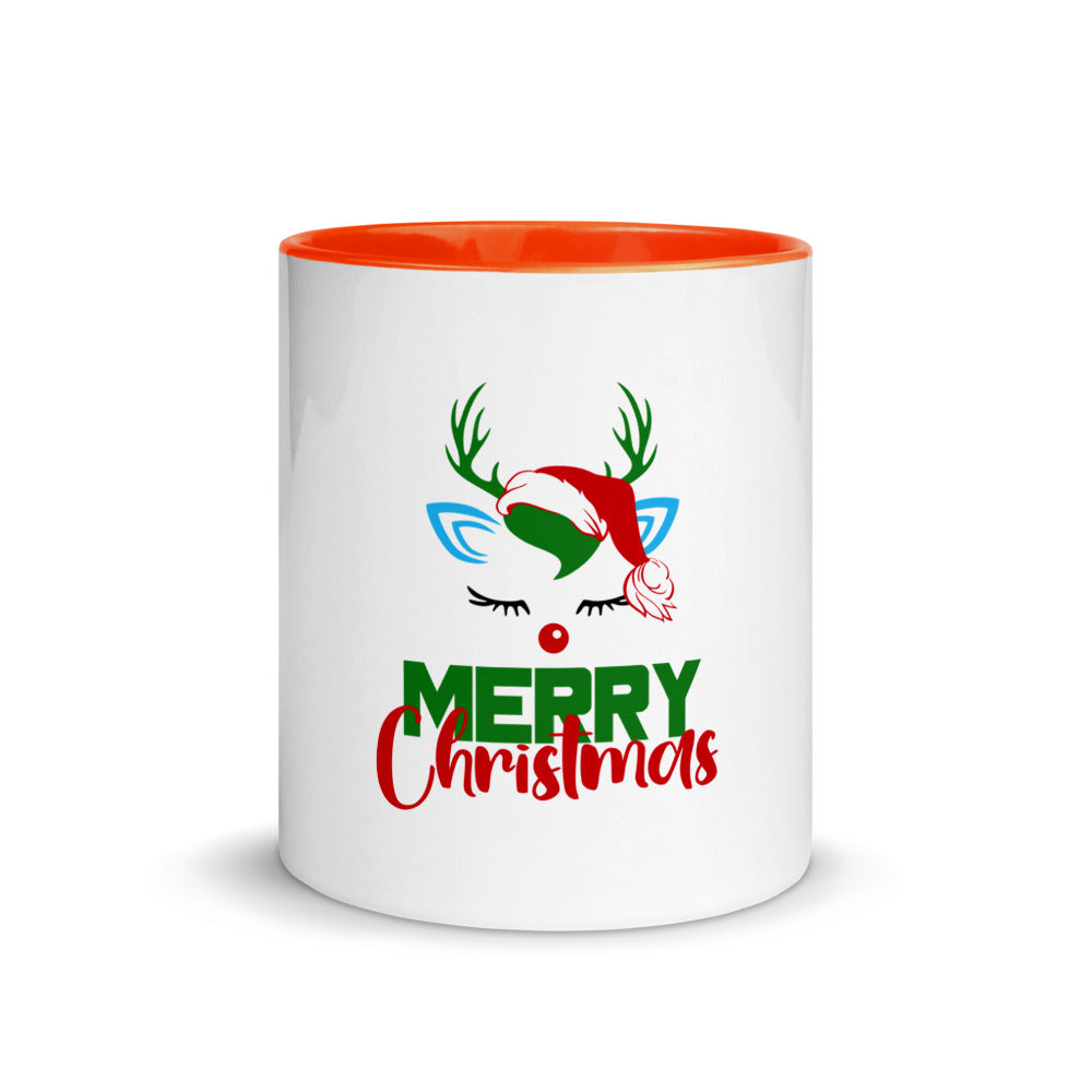 MERRY CHRISTMAS - Mug with Color Inside