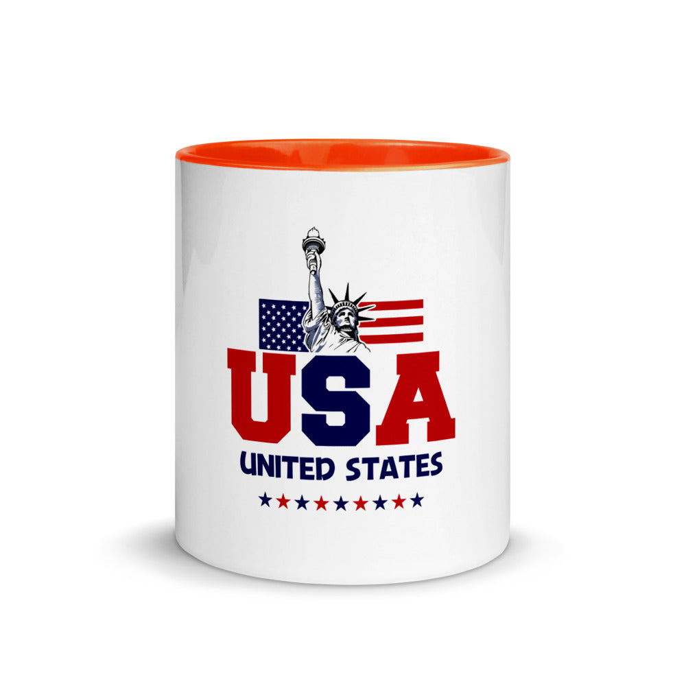 UNITED STATES OF AMERICA - Mug with Color Inside