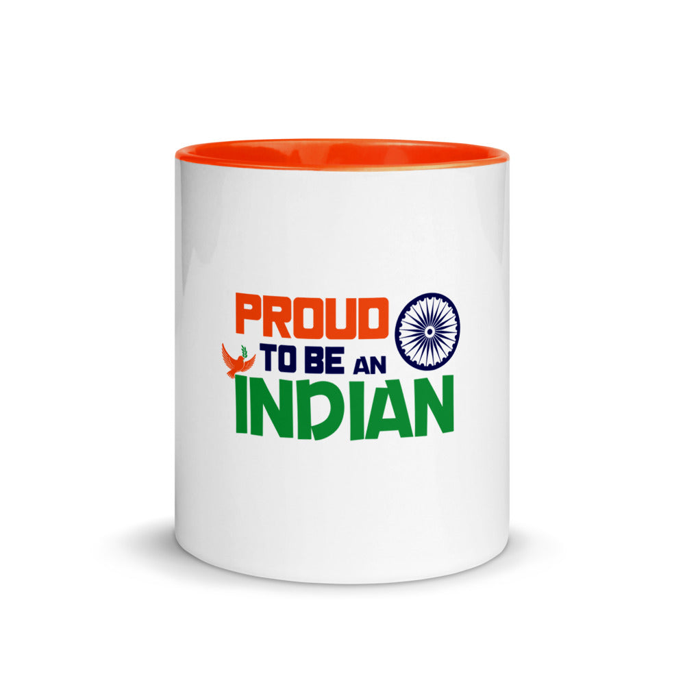 PROUD TO BE AN INDIAN - Mug with Color Inside