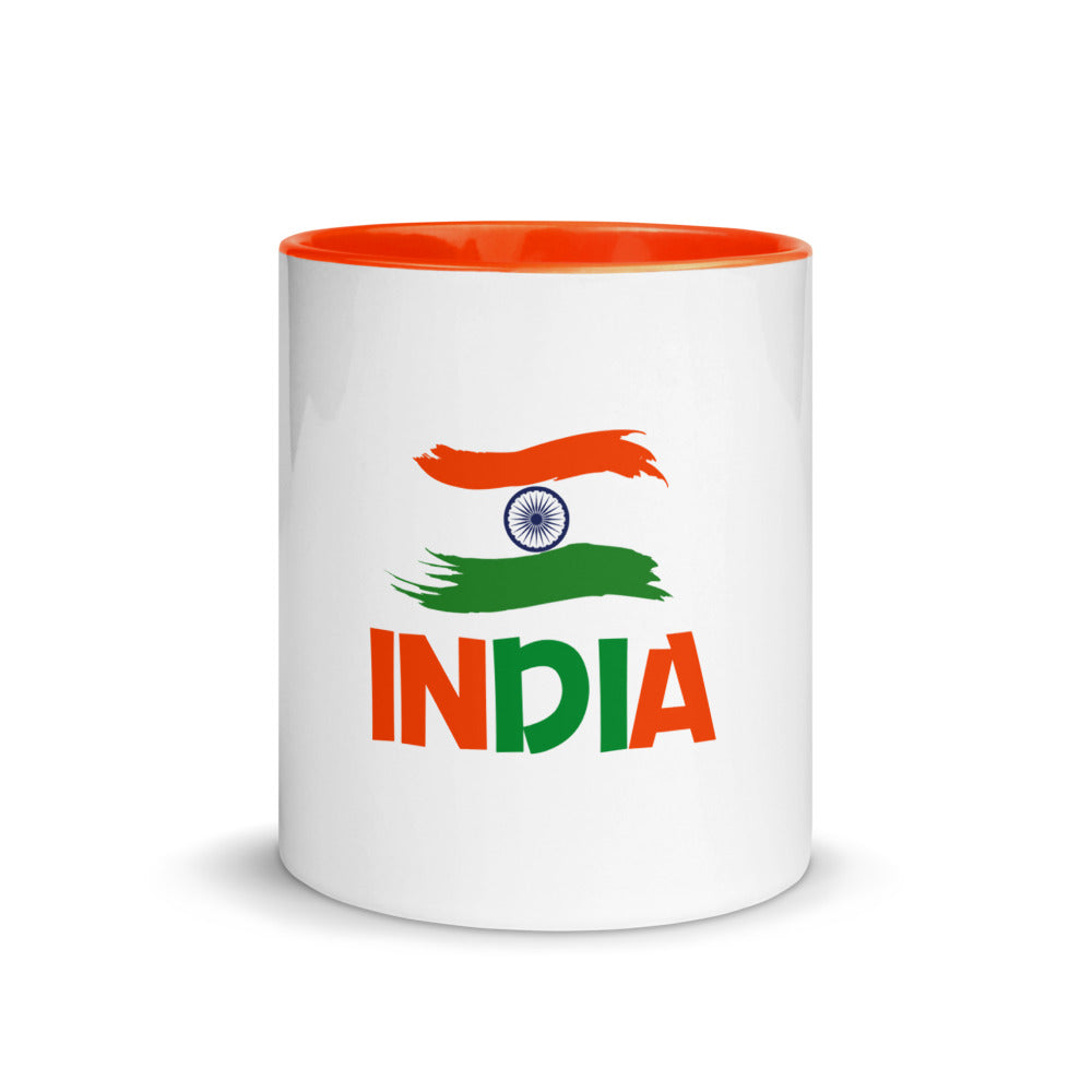 INDIA - Mug with Color Inside