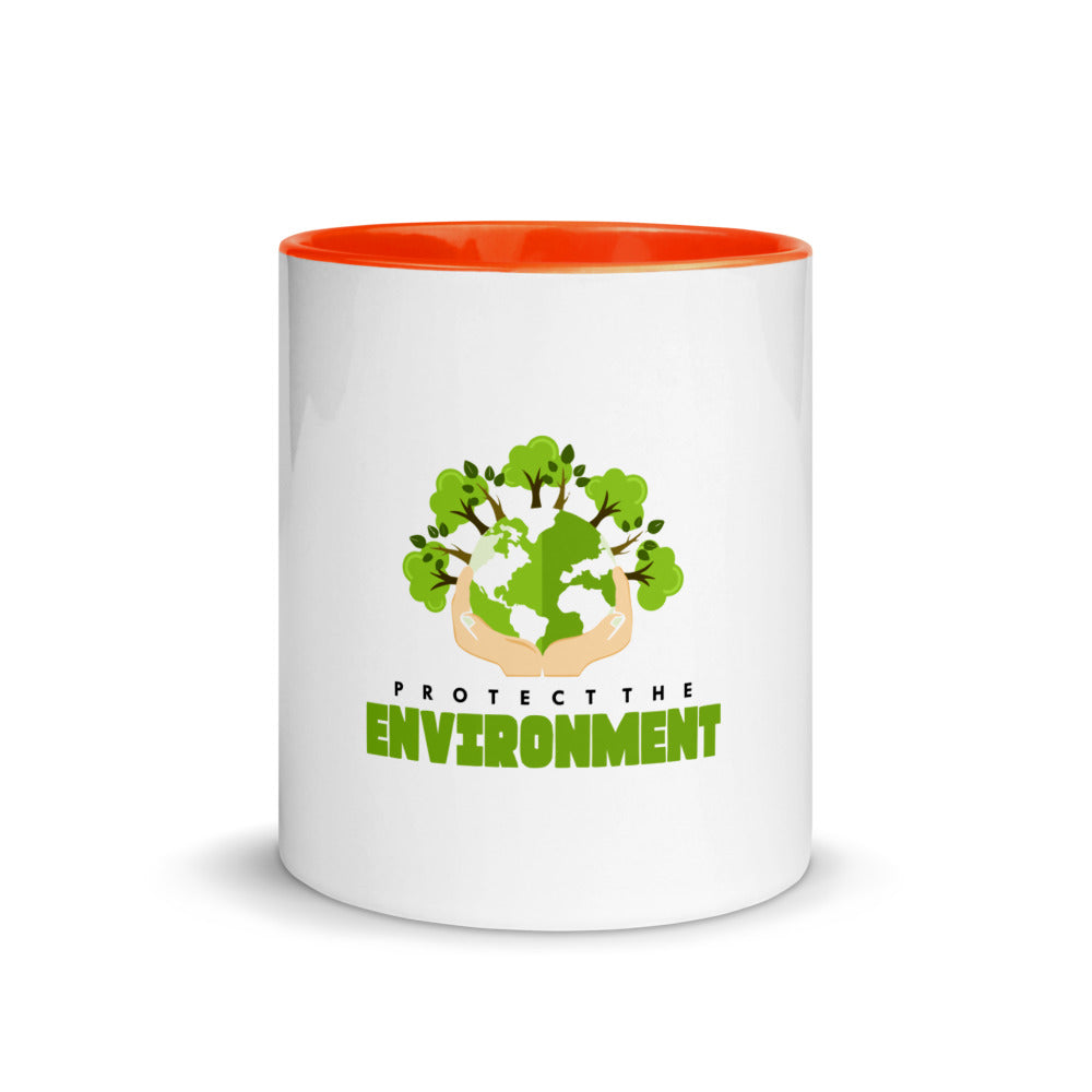PROTECT THE ENVIRONMENT - Mug with Color Inside
