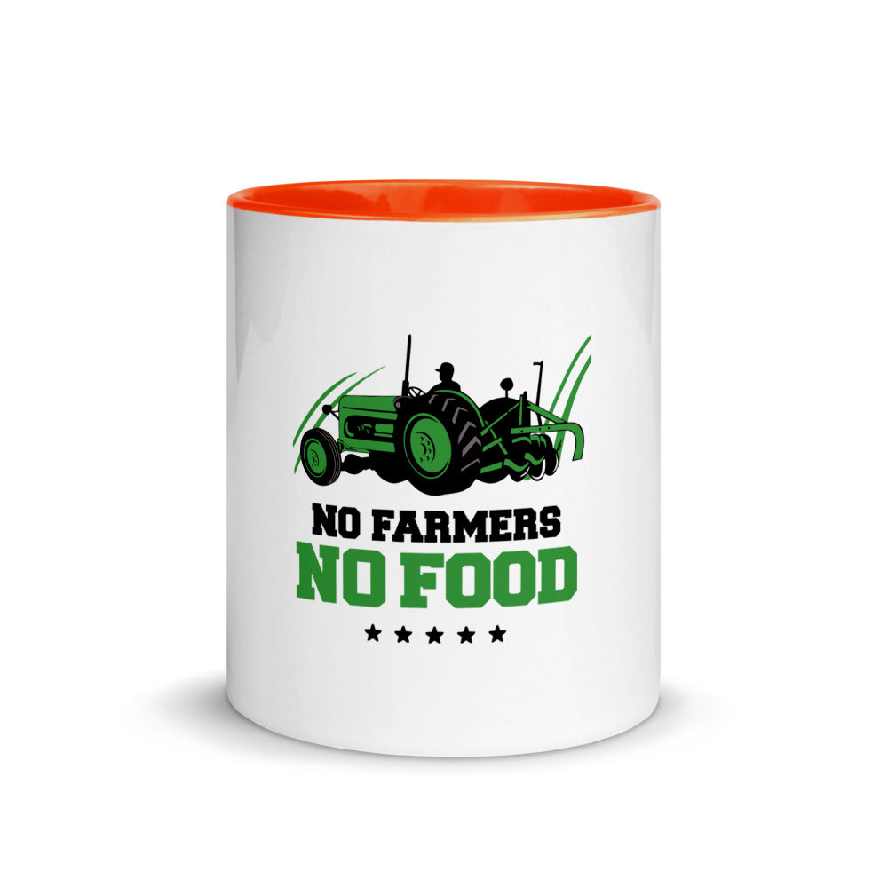 NO FARMERS NO FOOD - Mug with Color Inside