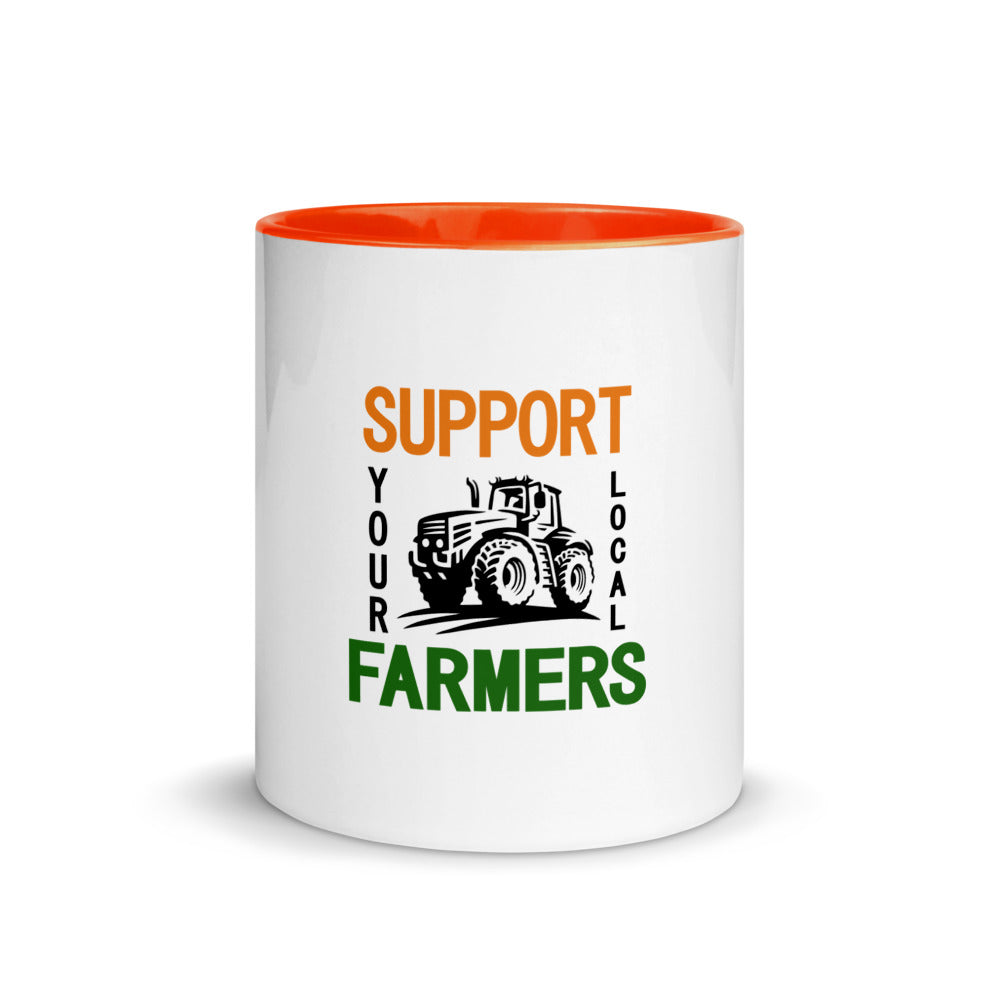 SUPPORT YOUR LOCAL FARMERS - Mug with Color Inside
