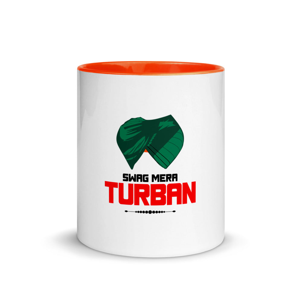 SWAG MERA TURBAN - Mug with Color Inside