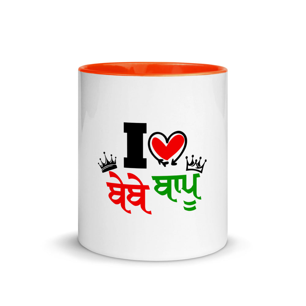 I LOVE BEBE BAPU - Mug with Color Inside
