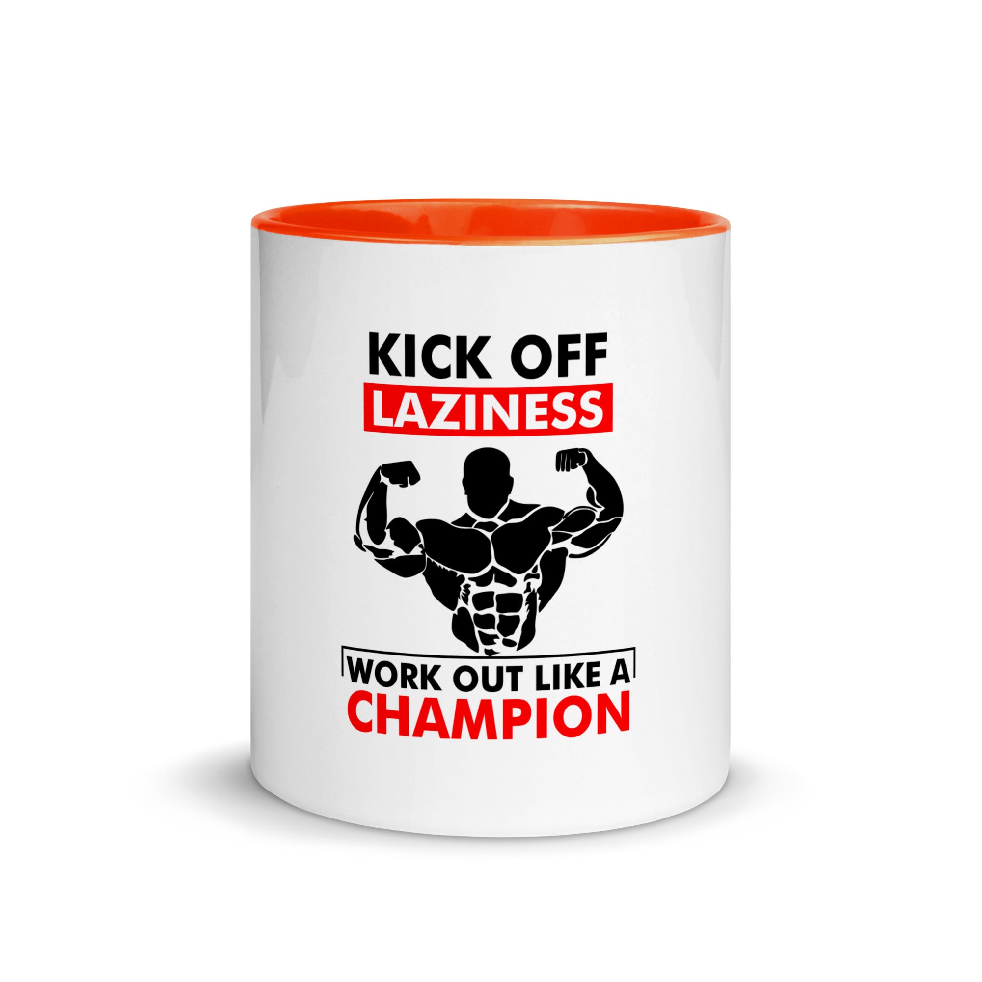 KICK OFF LAZINESS - Mug with Color Inside