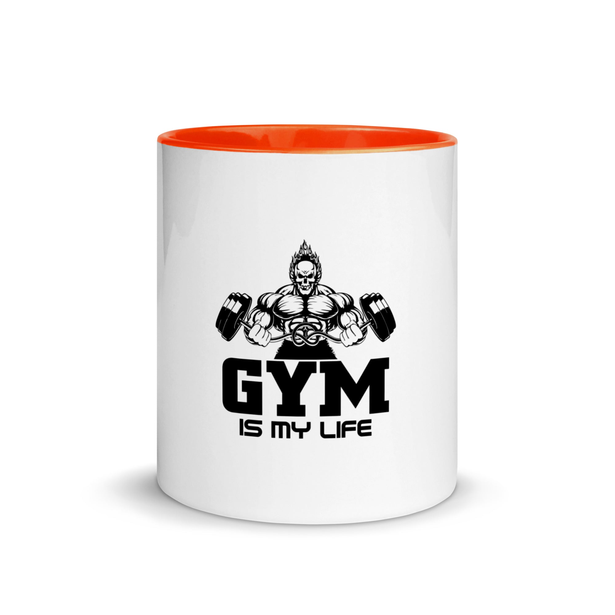 GYM IS MY LIFE - Mug with Color Inside