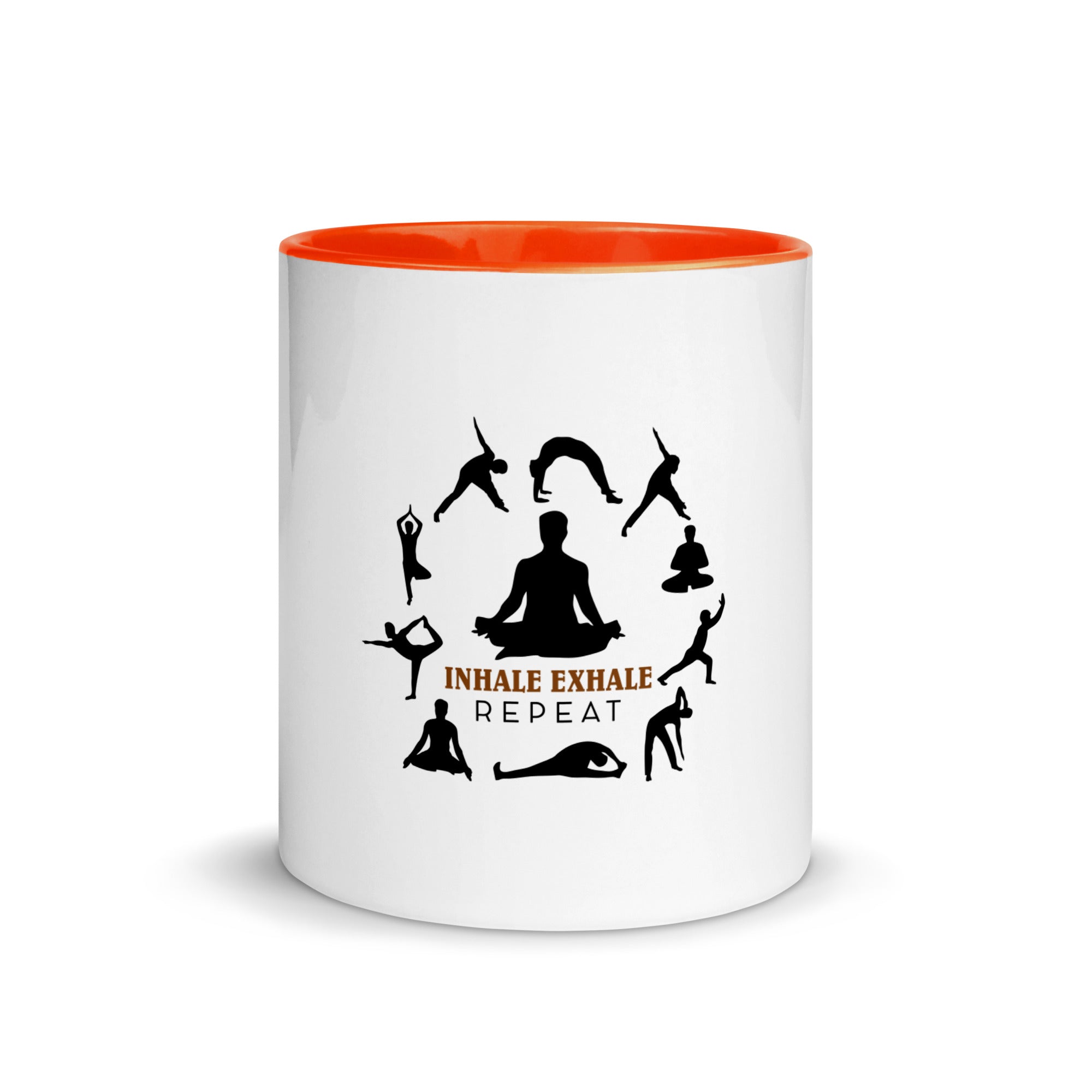 INHALE EXHALE REPEAT - Mug with Color Inside