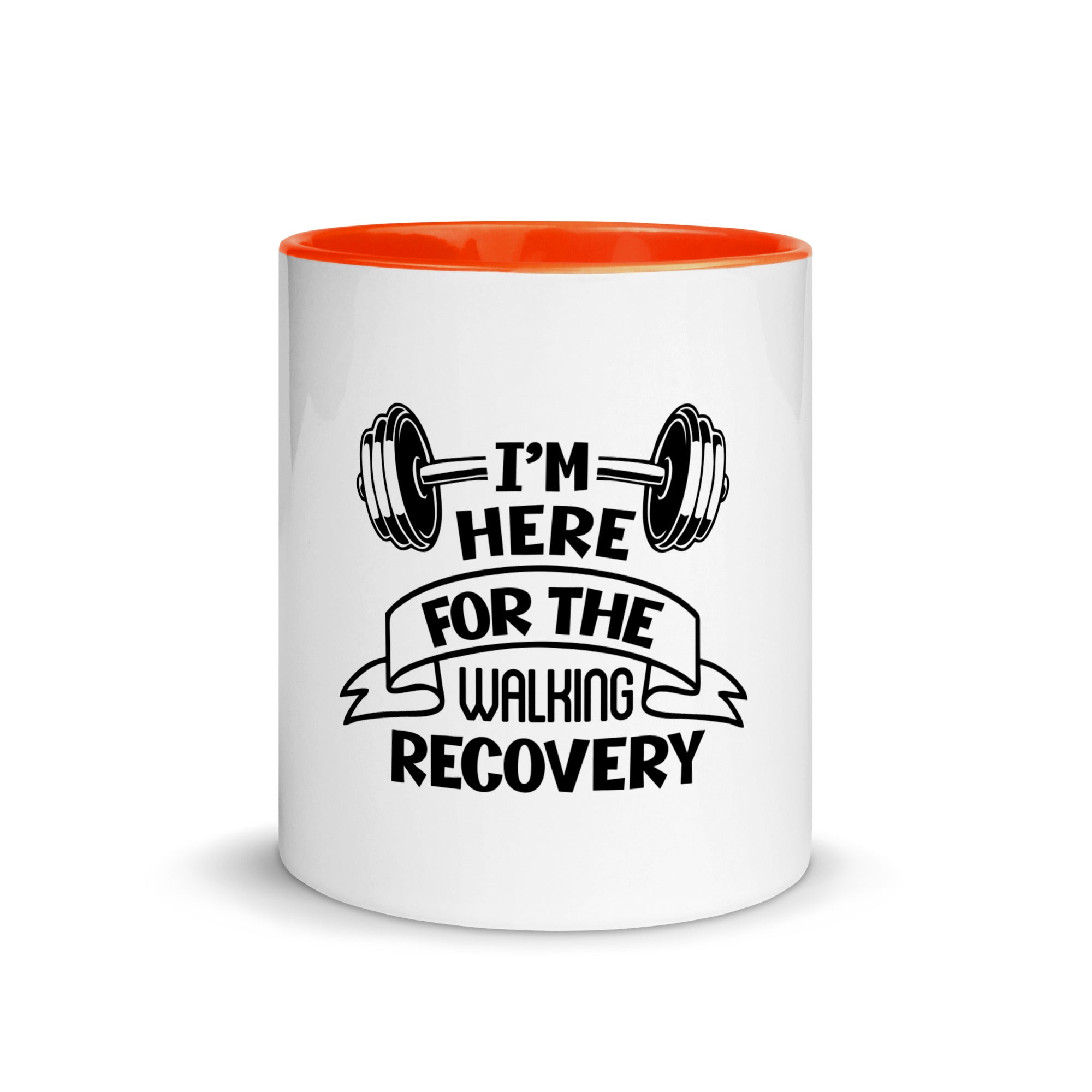 I'M HERE FOR THE WALKING RECOVERY - Mug with Color Inside