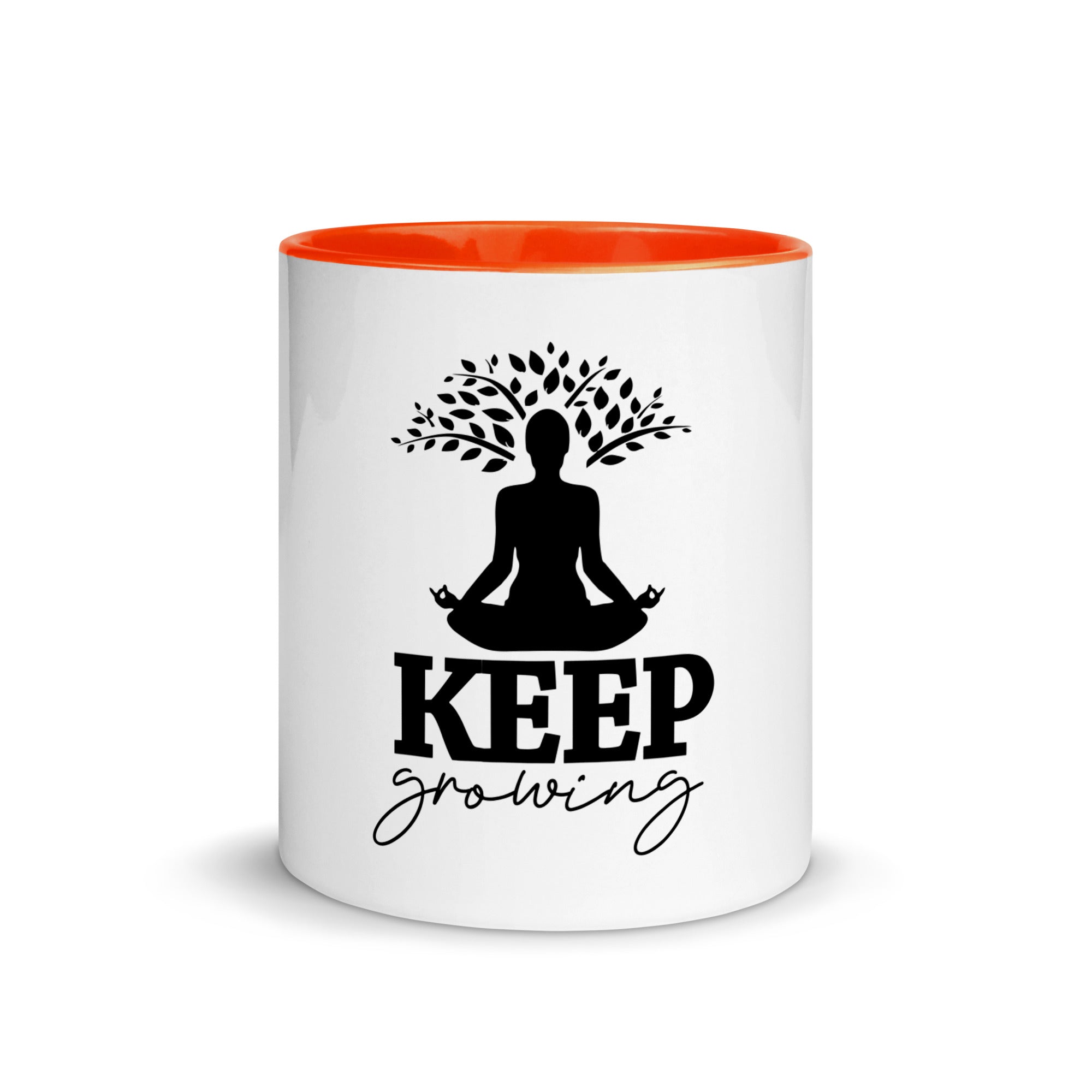 KEEP GROWING - Mug with Color Inside