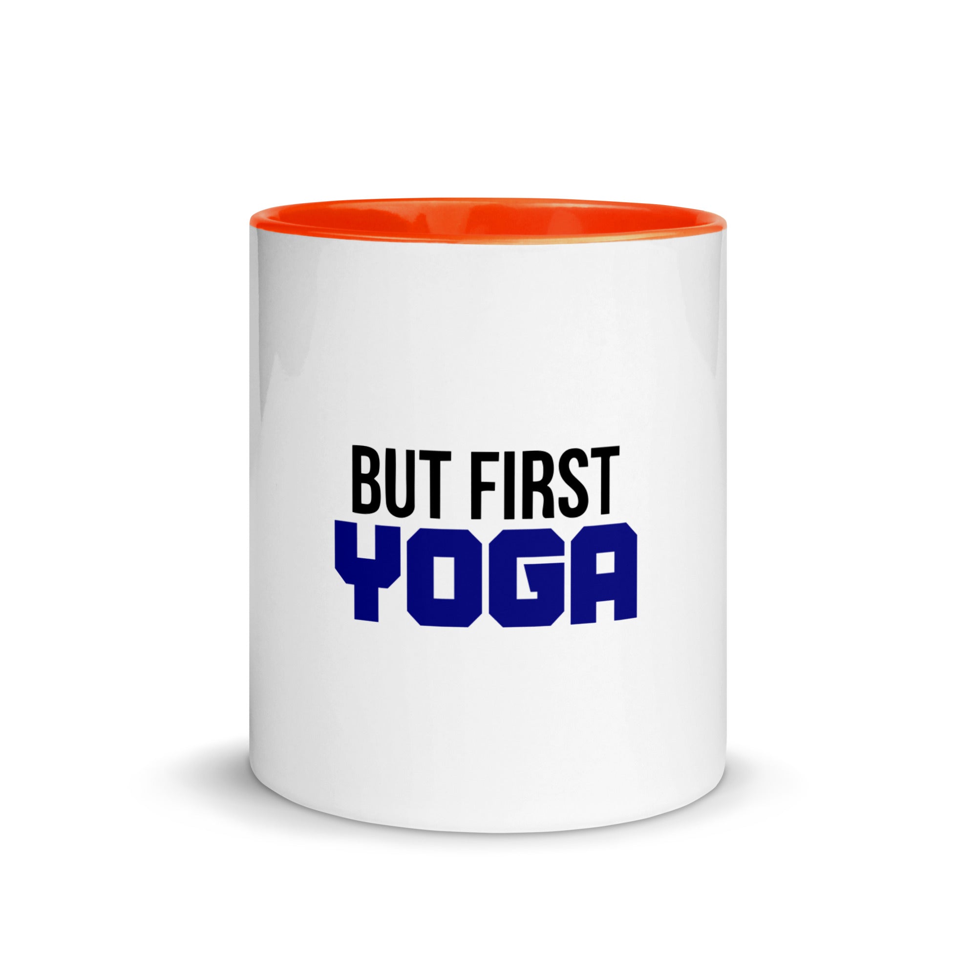 BUT FIRST YOGA - Mug with Color Inside