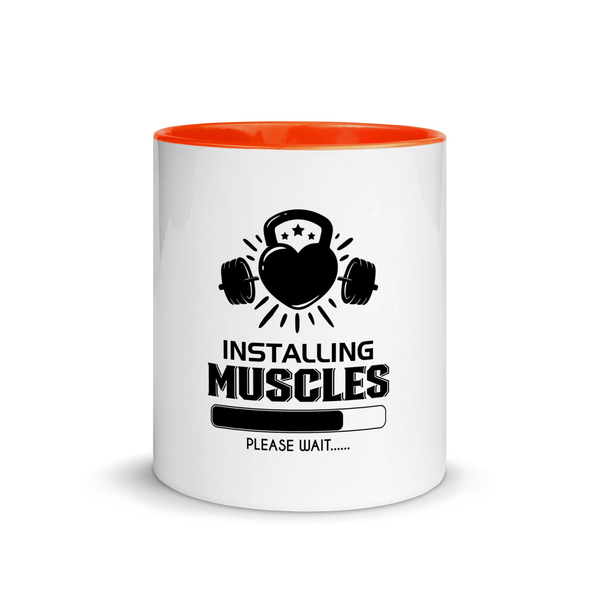 INSTALLING MUSCLES - Mug with Color Inside