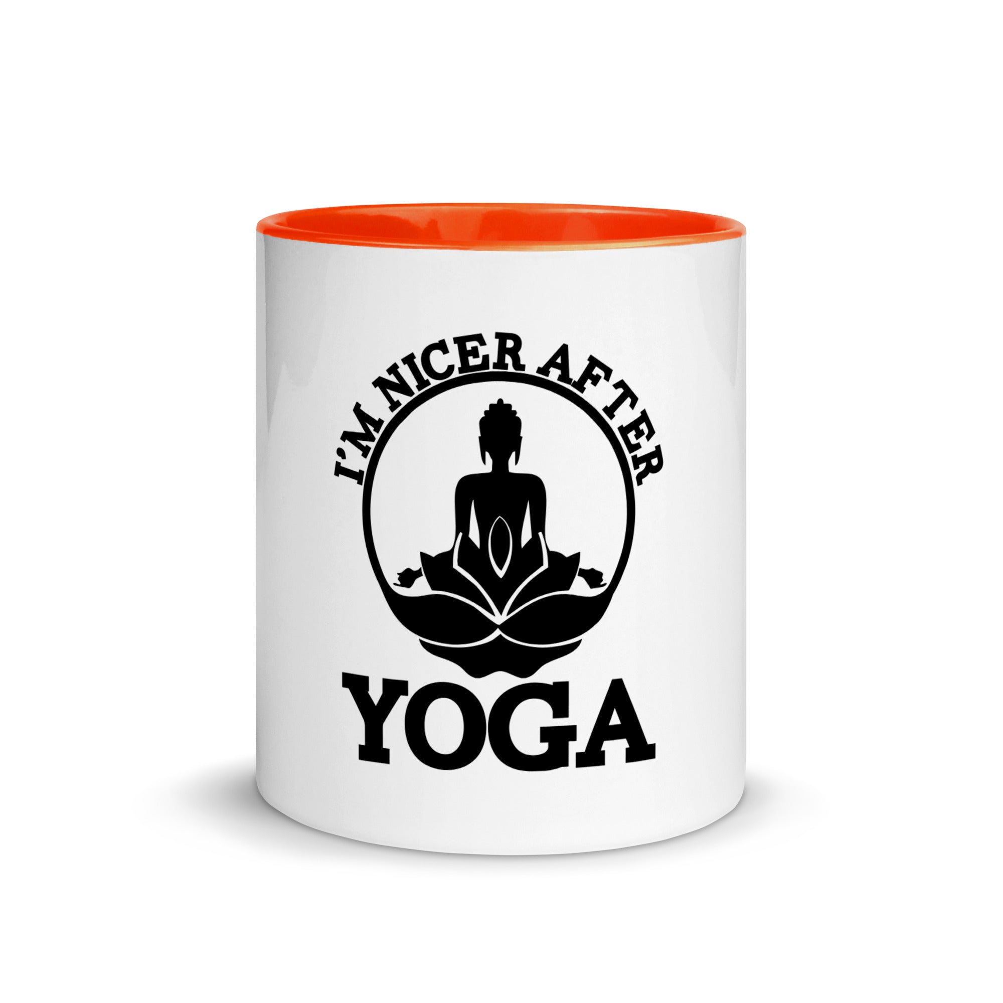 I'M NICER AFTER YOGA - Mug with Color Inside