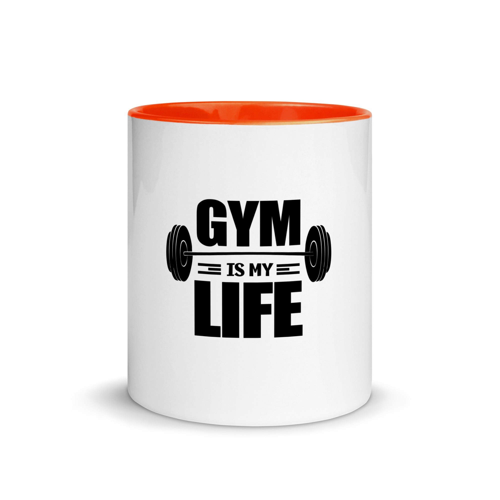 GYM IS MY LIFE - Mug with Color Inside