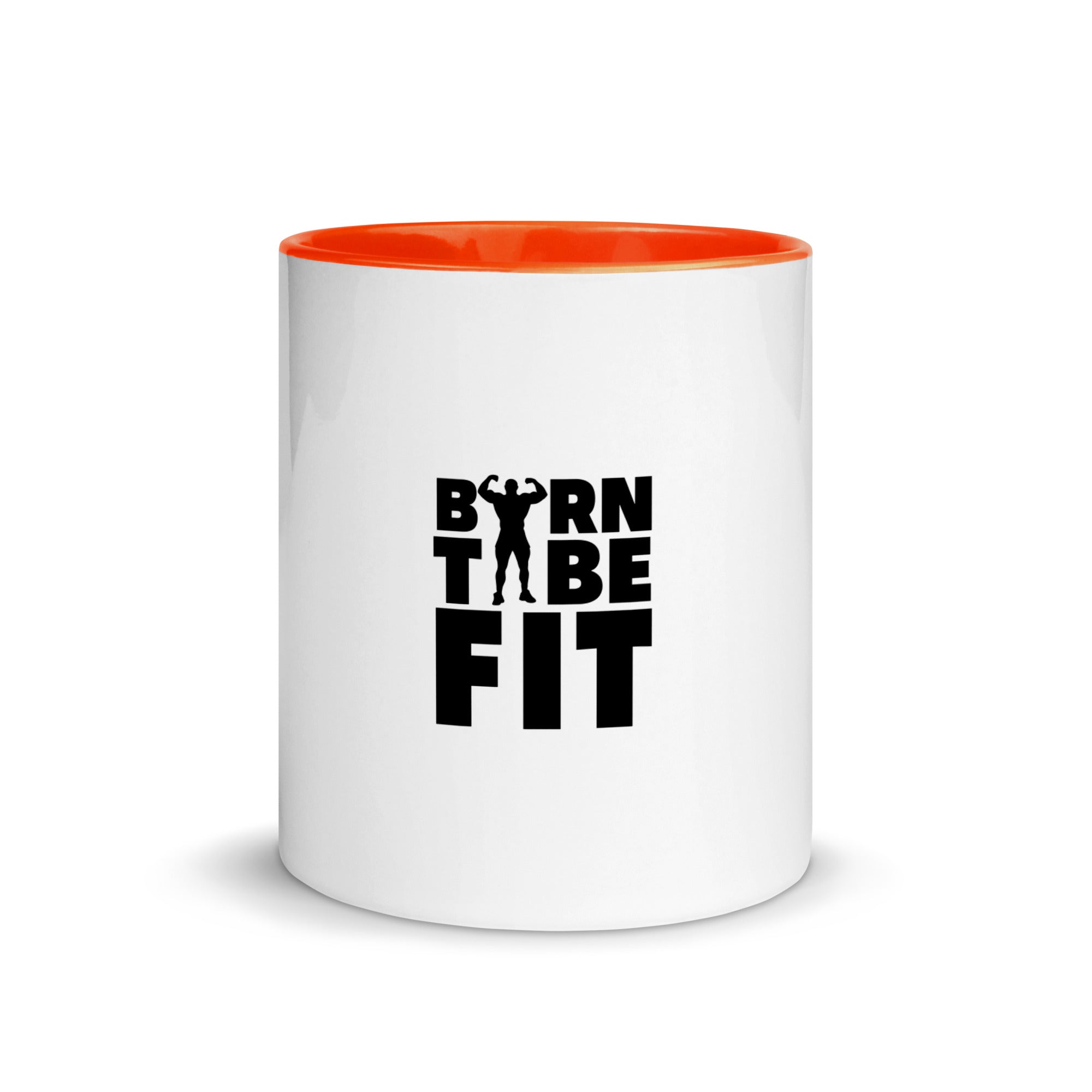 BORN TO BE FIT- Mug with Color Inside
