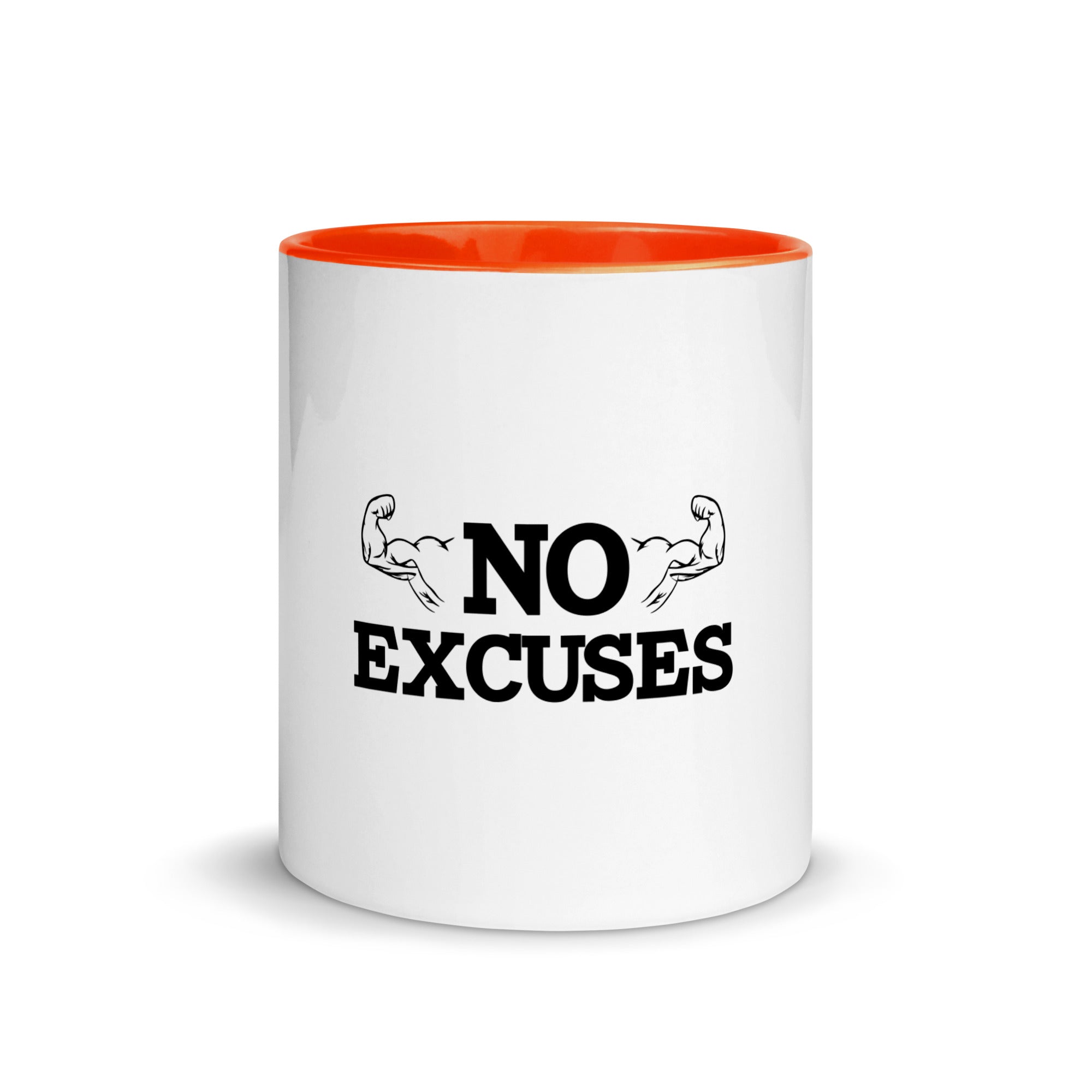 NO EXCUSES - Mug with Color Inside