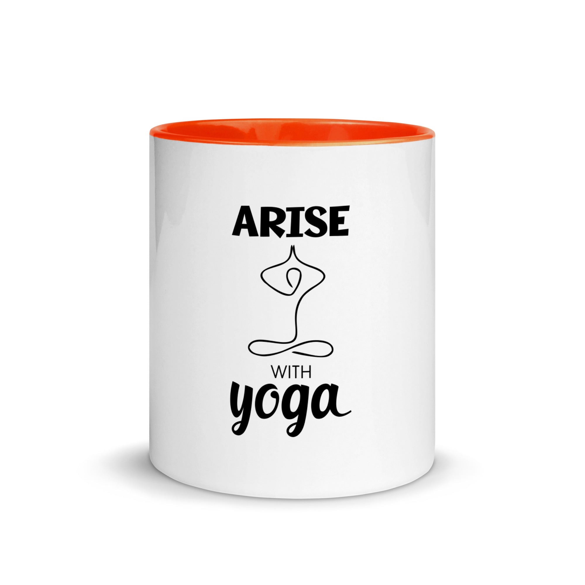 ARISE WITH YOGA - Mug with Color Inside
