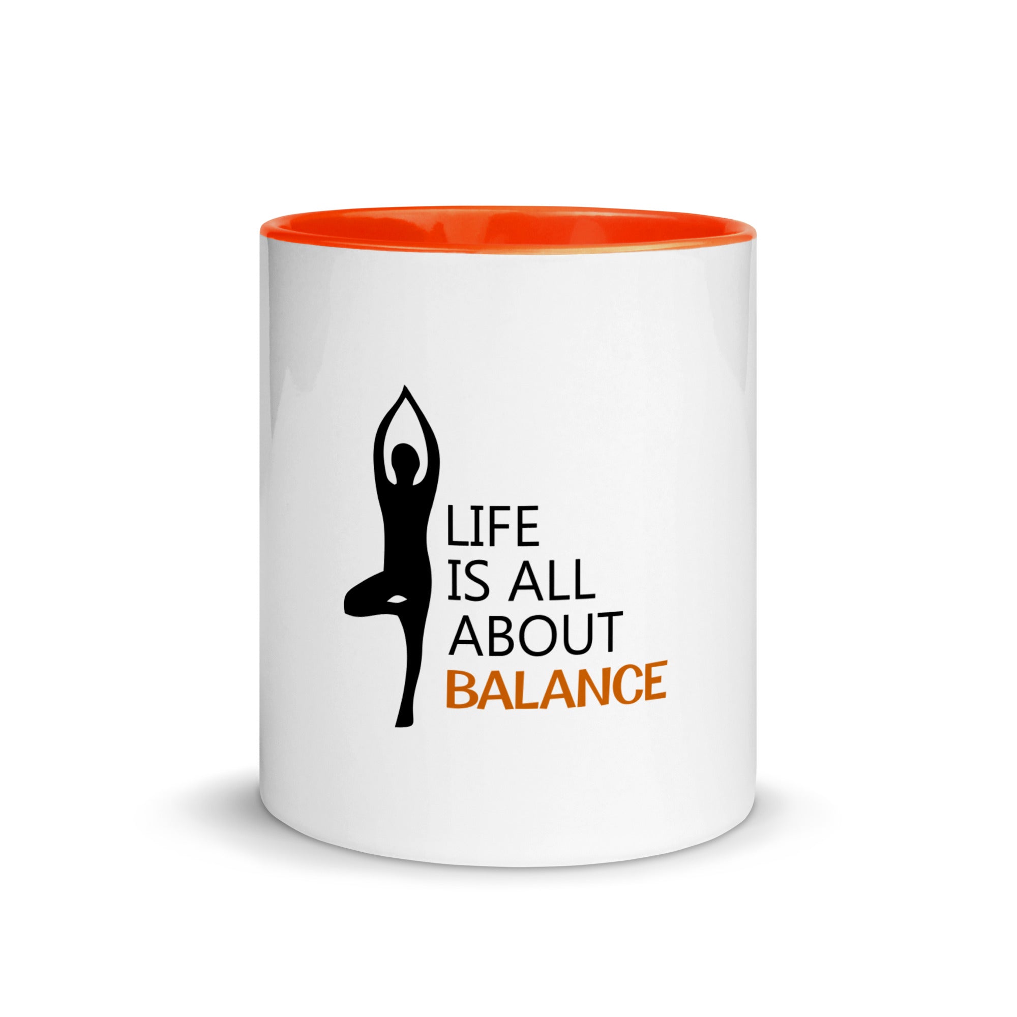LIFE IS ALL ABOUT BALANCE - Mug with Color Inside