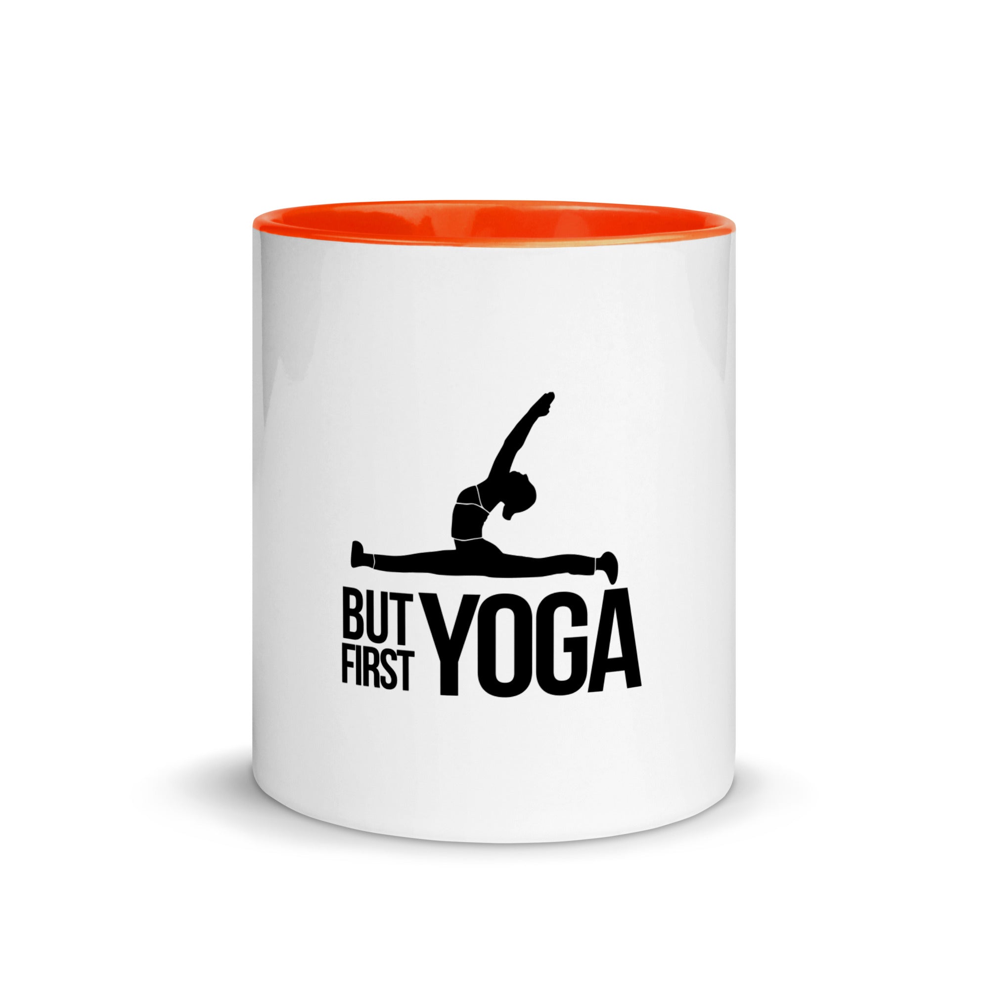 BUT FIRST YOGA - Mug with Color Inside