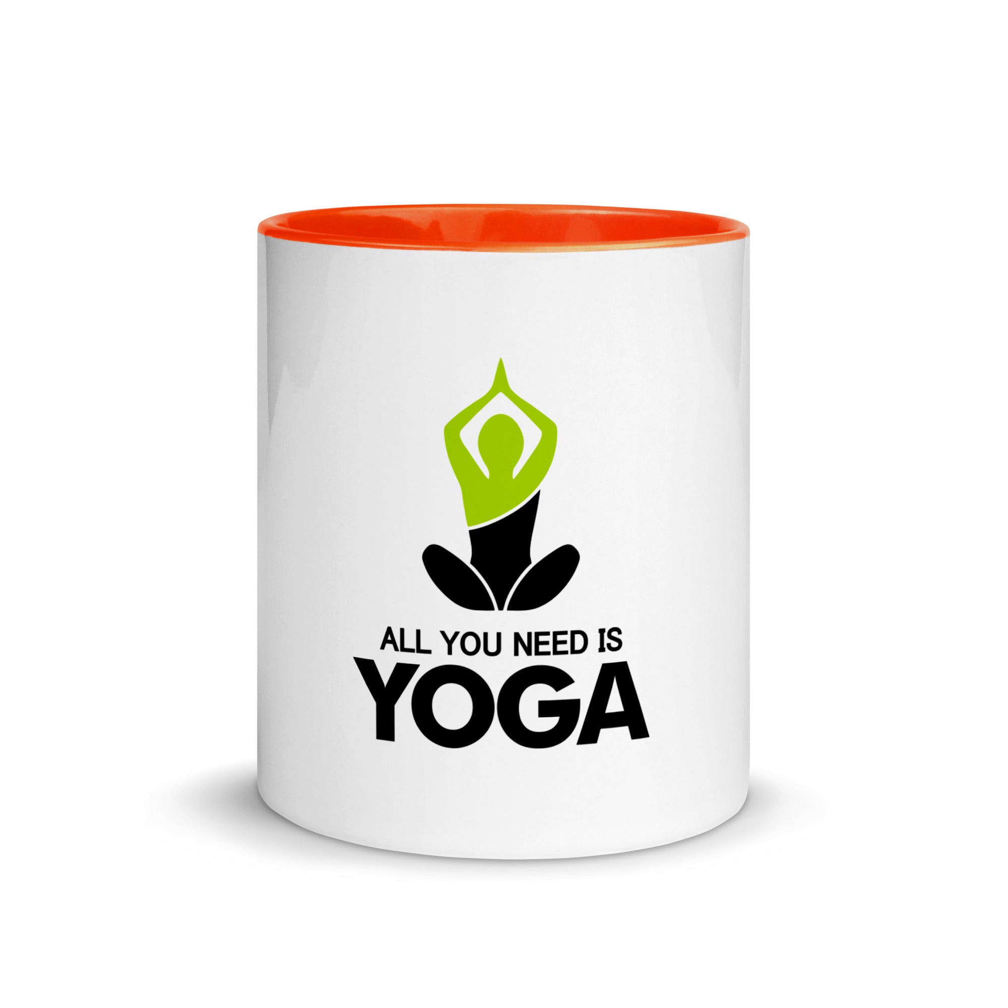 ALL YOU NEED IS YOGA - Mug with Color Inside