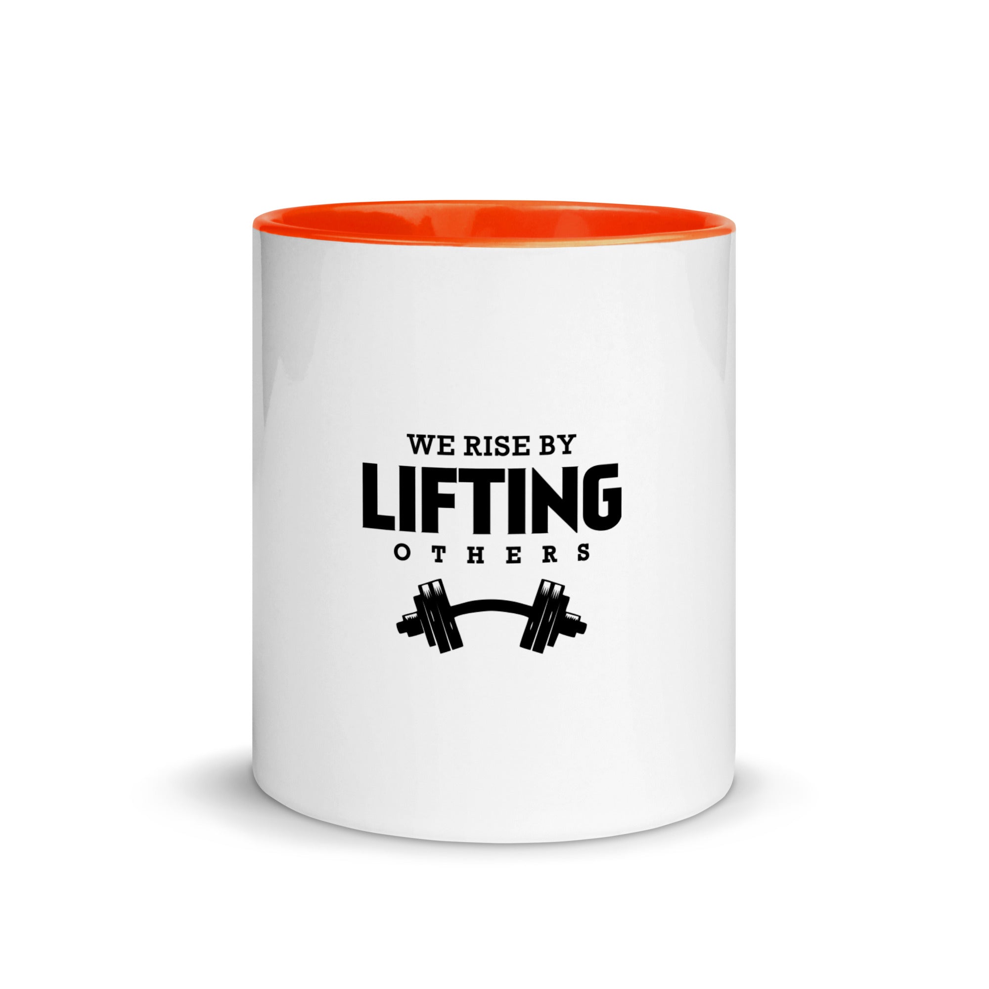 WE RISE BY LIFTING OTHERS - Mug with Color Inside