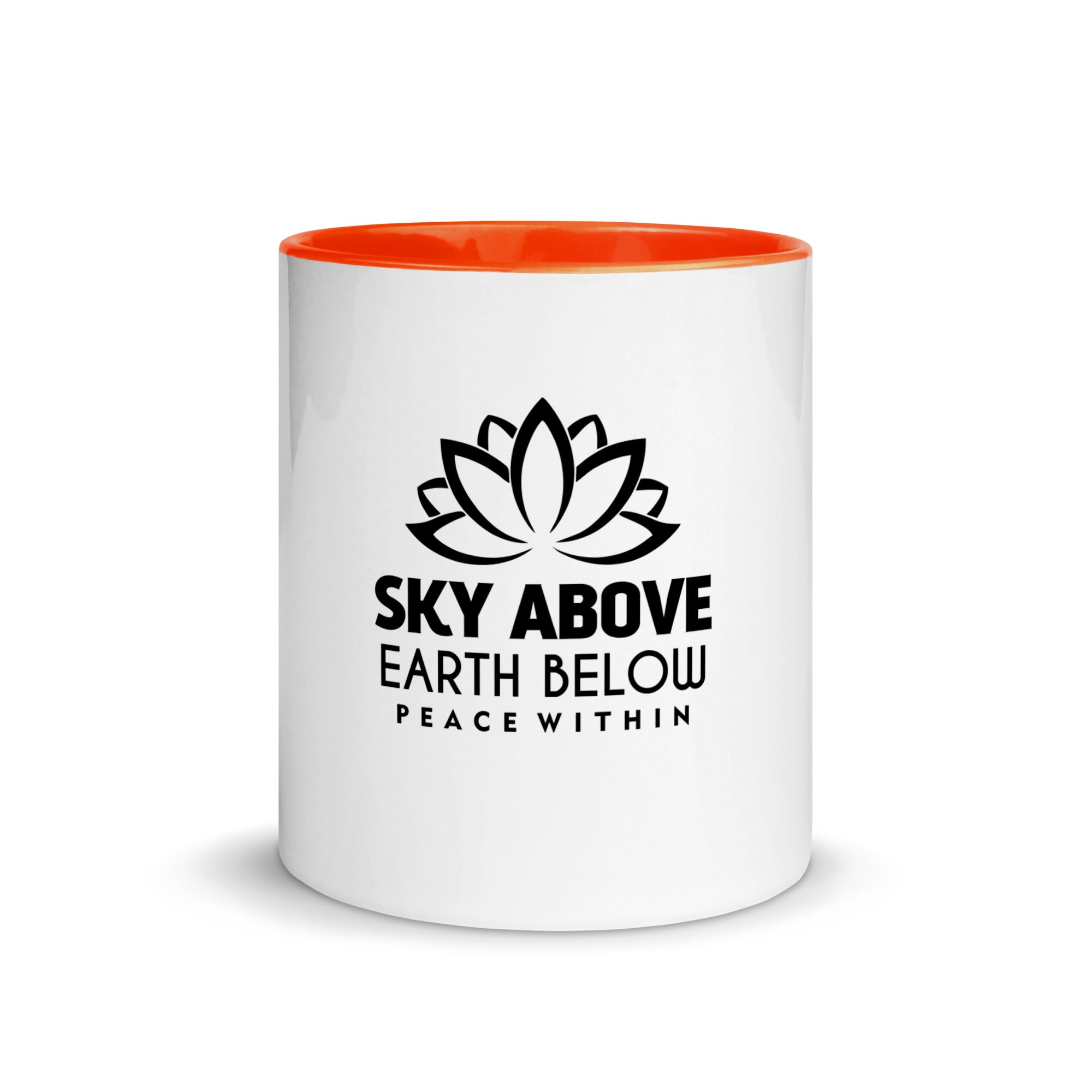SKY ABOVE EARTH BELOW - Mug with Color Inside