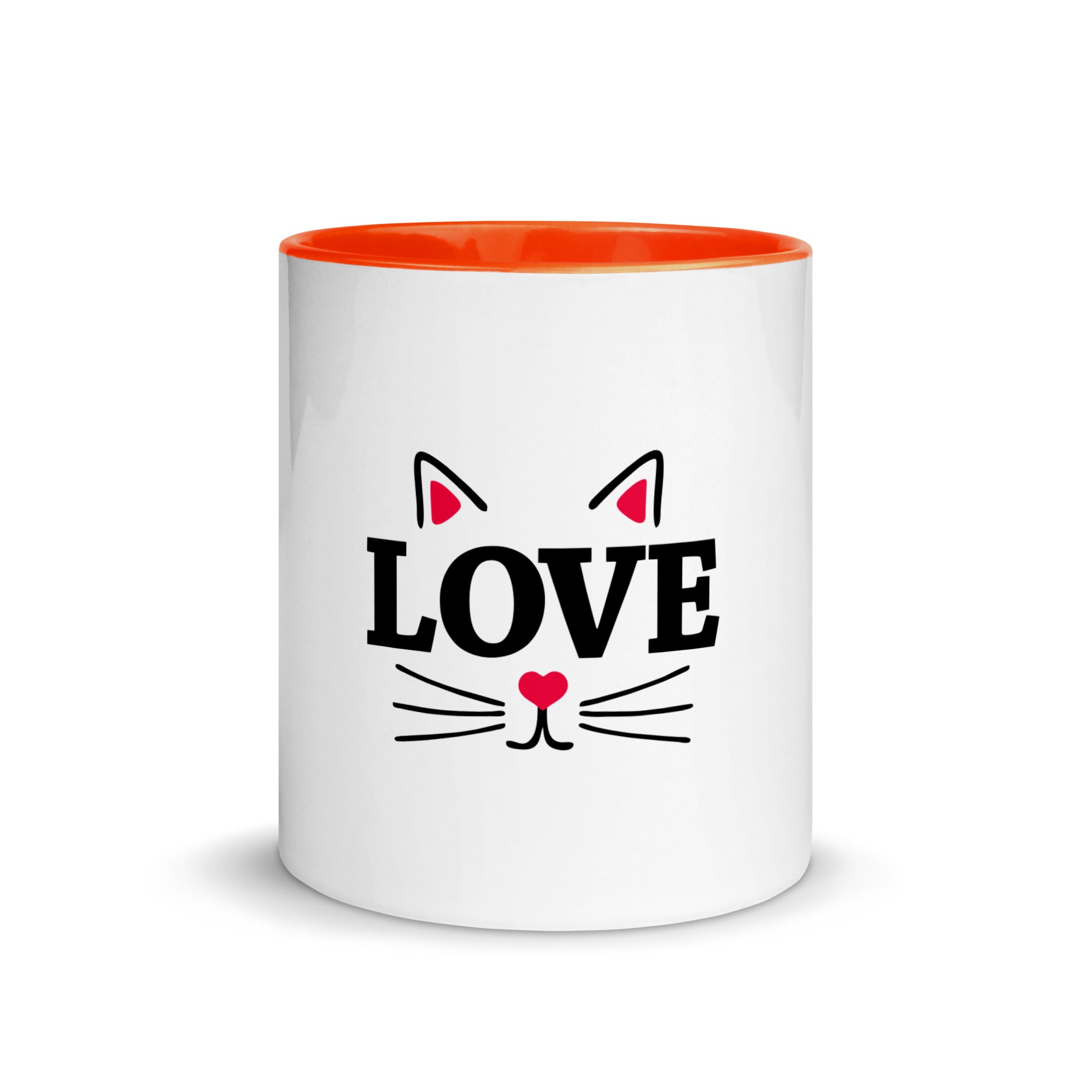 LOVE CATS - Mug with Color Inside