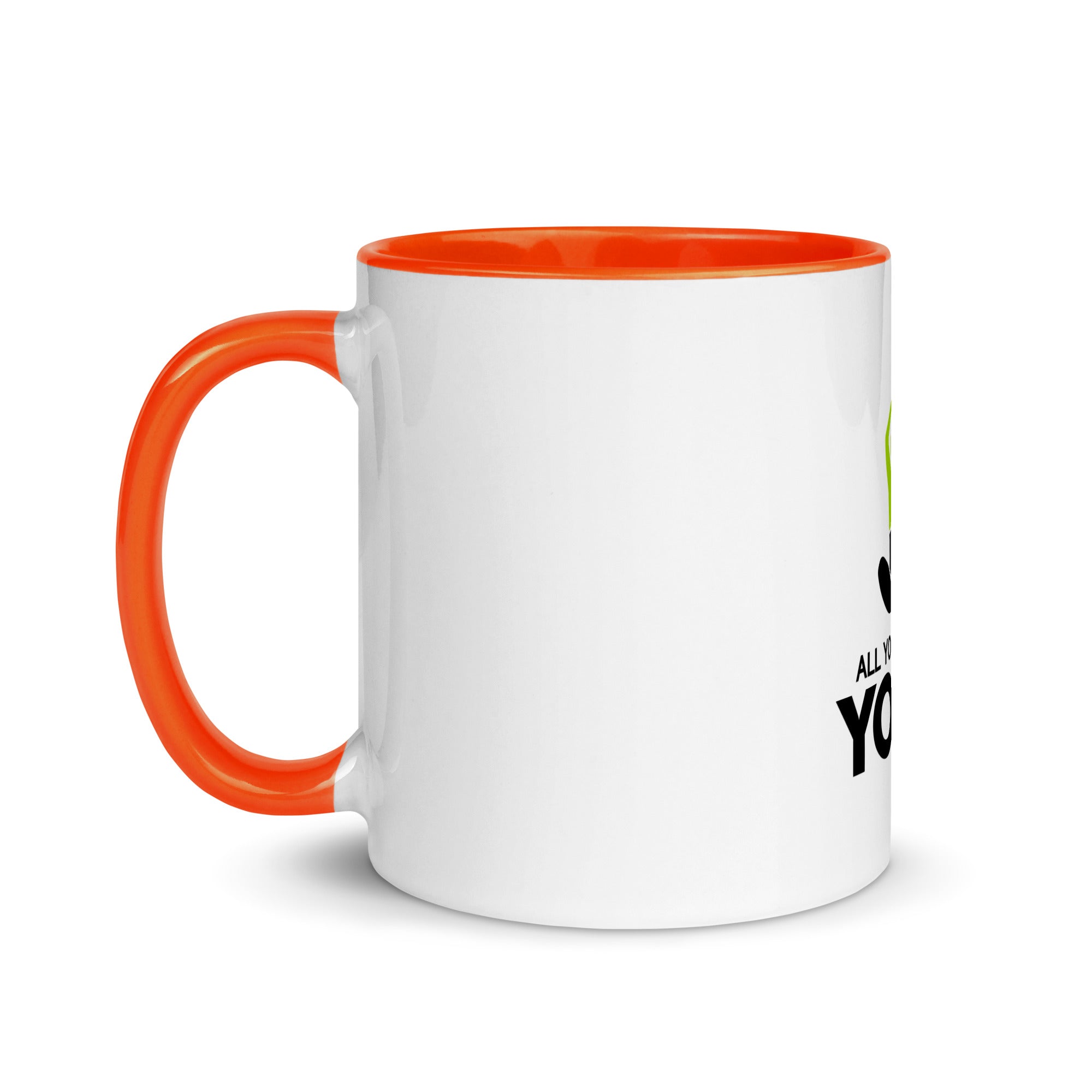 ALL YOU NEED IS YOGA - Mug with Color Inside
