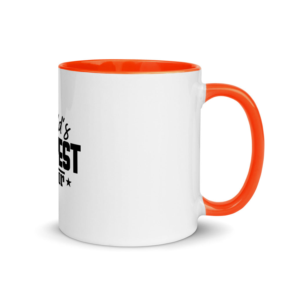 World's okayest actor- Mug with Color Inside