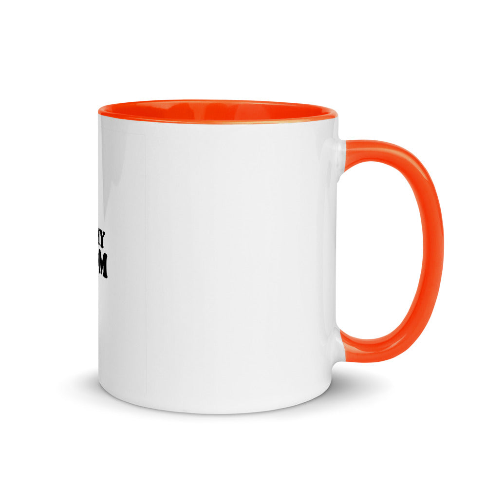 I love my mom- Mug with Color Inside