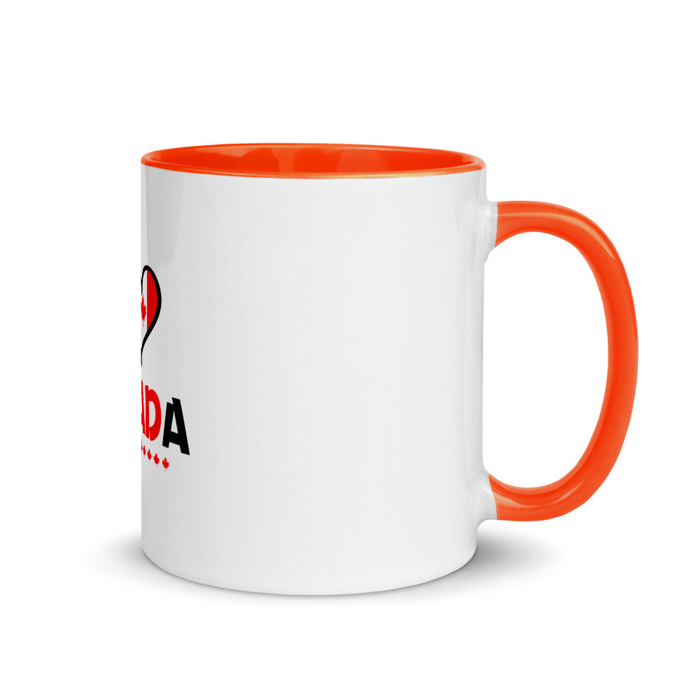 I LOVE CANADA - Mug with Color Inside