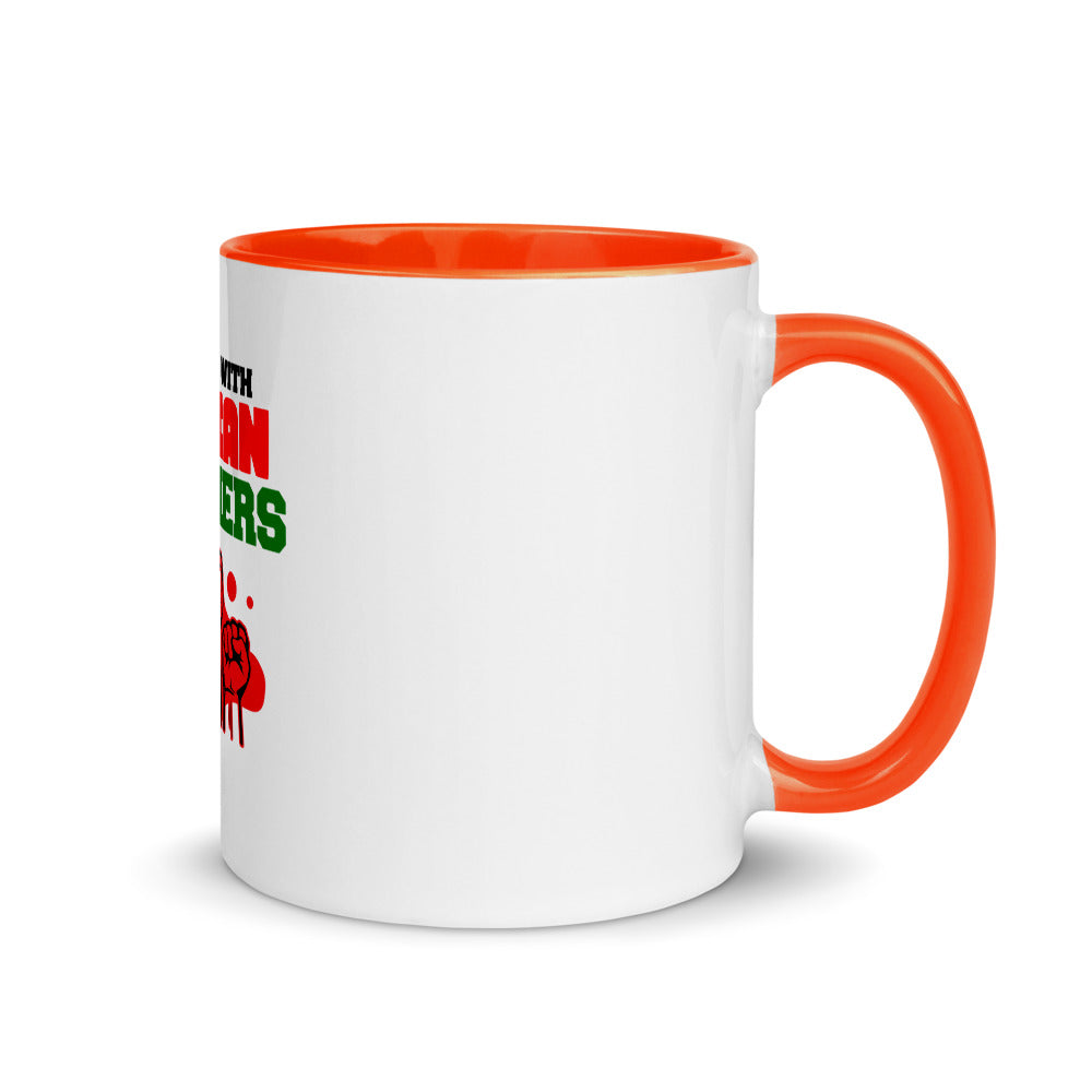 I STAND WITH INDIAN FARMERS - Mug with Color Inside