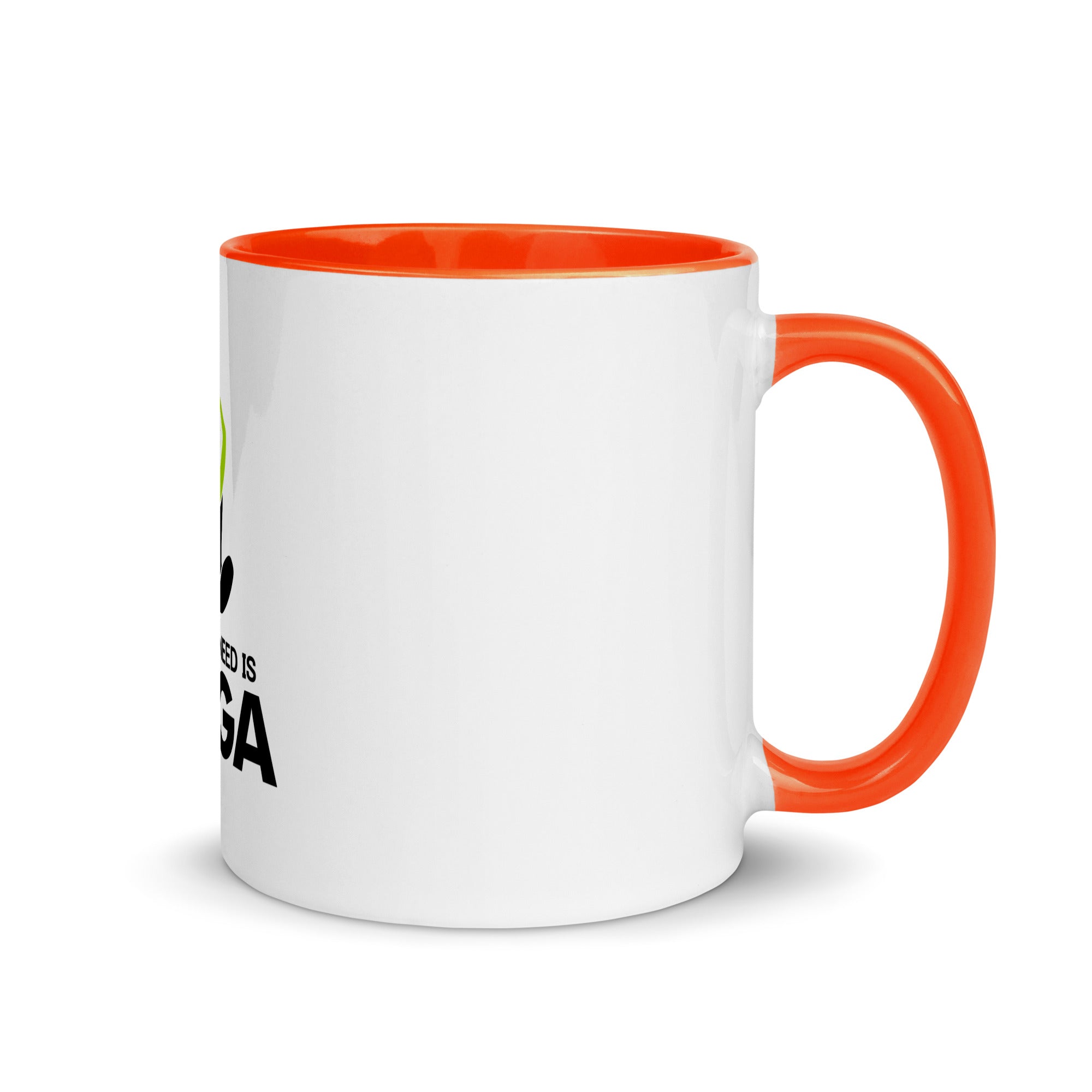 ALL YOU NEED IS YOGA - Mug with Color Inside