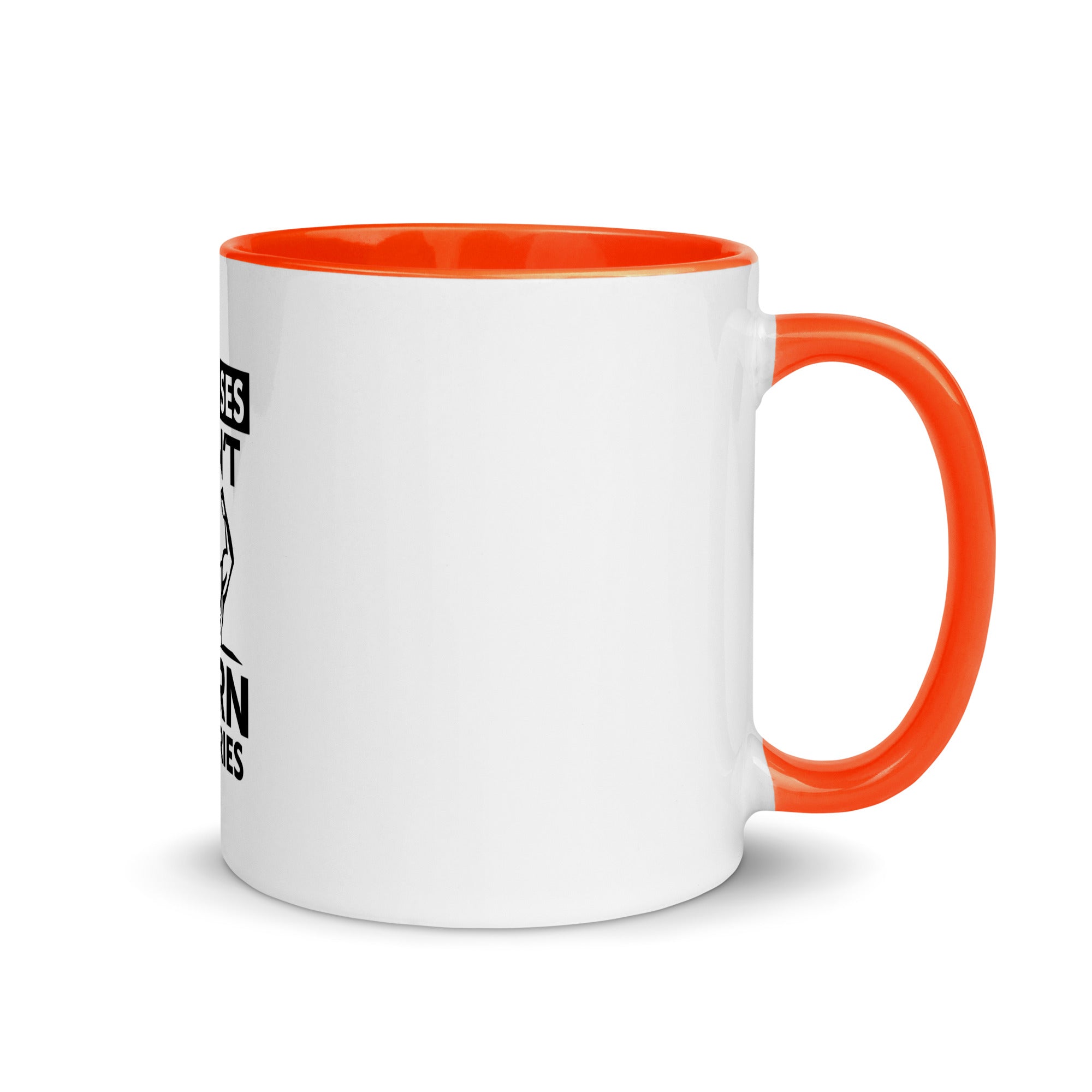 EXCUSES DON'T BURN CALORIES - Mug with Color Inside