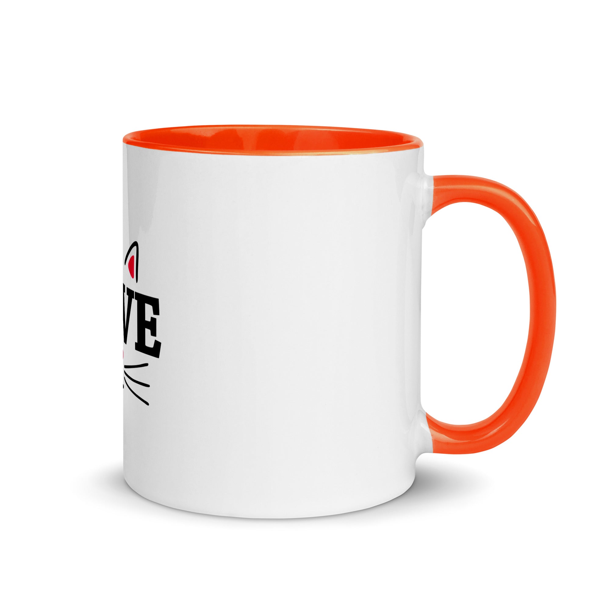 LOVE CATS - Mug with Color Inside