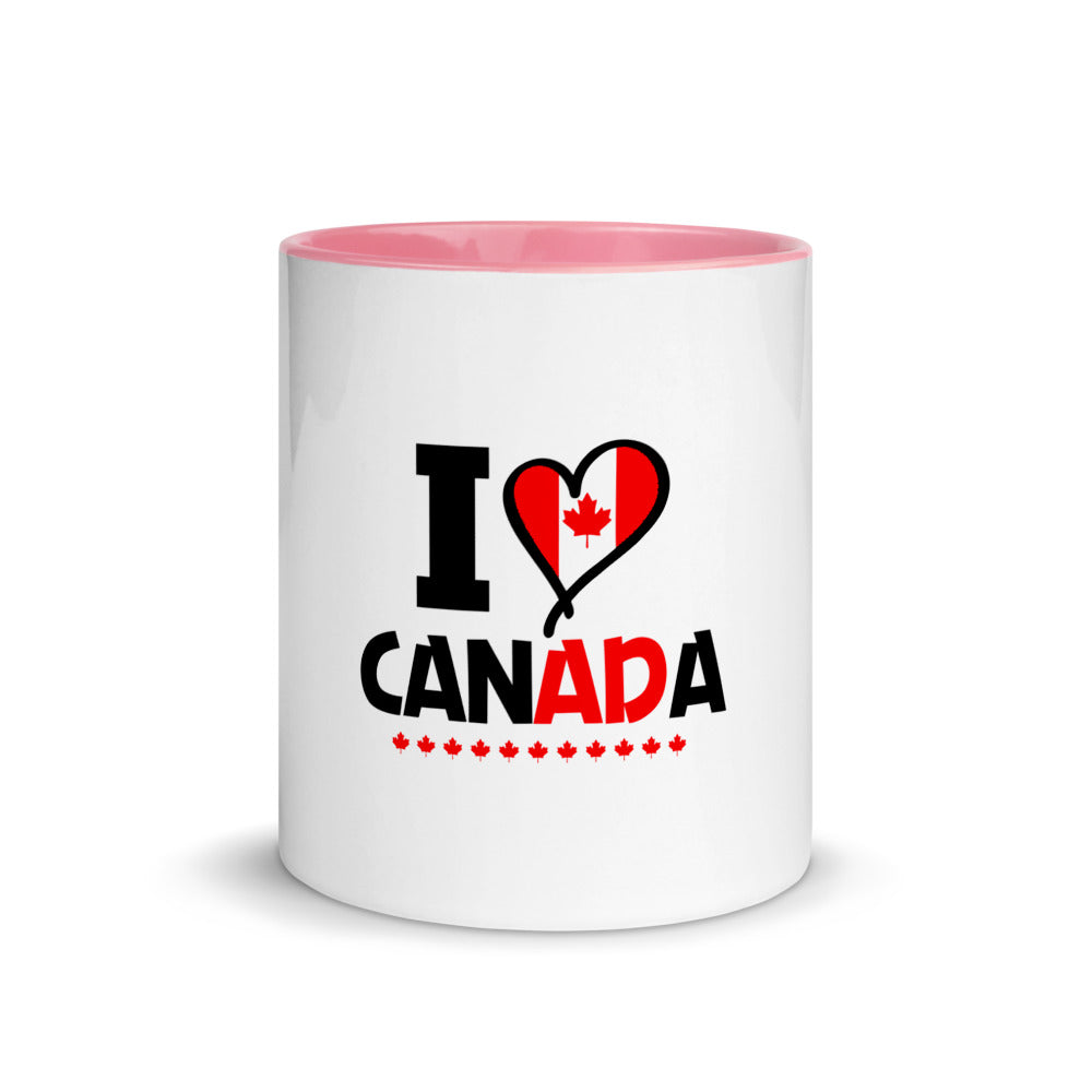 I LOVE CANADA - Mug with Color Inside