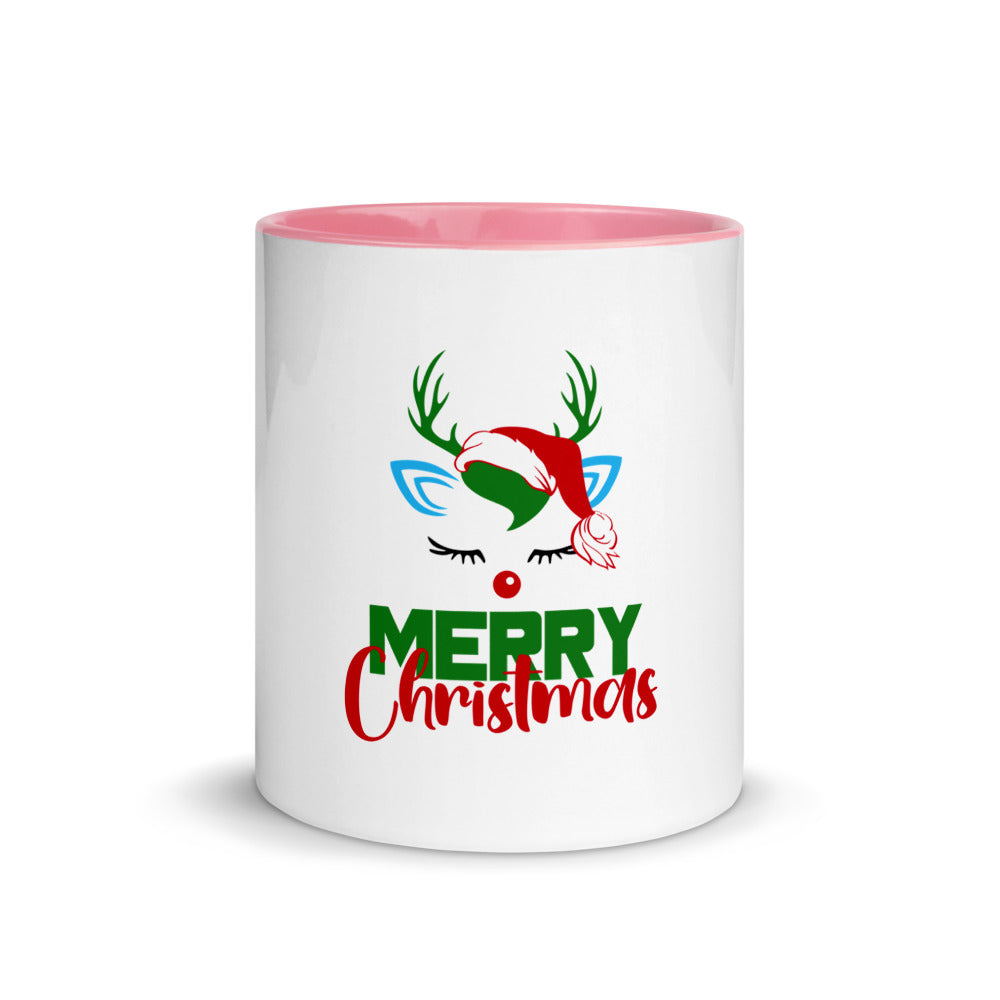 MERRY CHRISTMAS - Mug with Color Inside