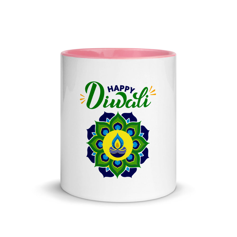 HAPPY DIWALI - Mug with Color Inside