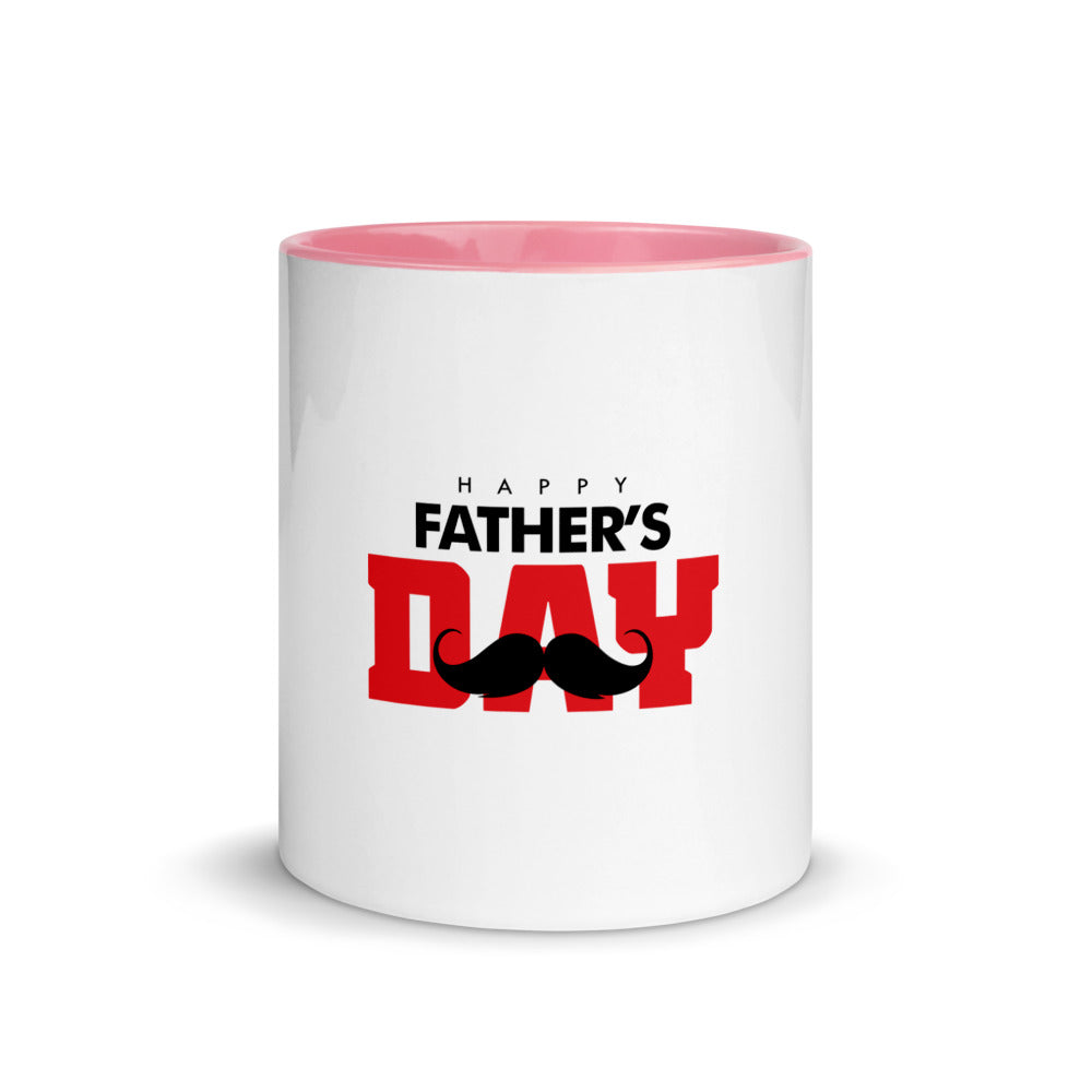 HAPPY FATHER'S DAY - Mug with Color Inside