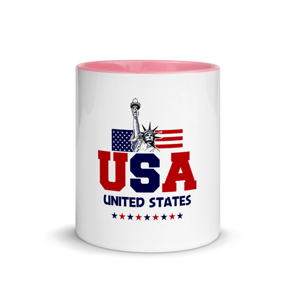 UNITED STATES OF AMERICA - Mug with Color Inside