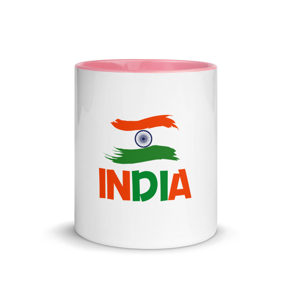 INDIA - Mug with Color Inside