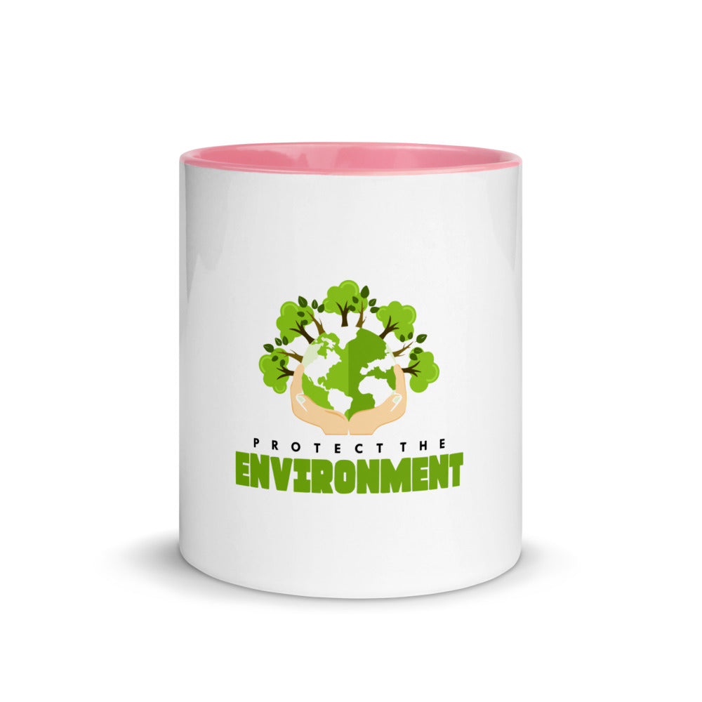 PROTECT THE ENVIRONMENT - Mug with Color Inside