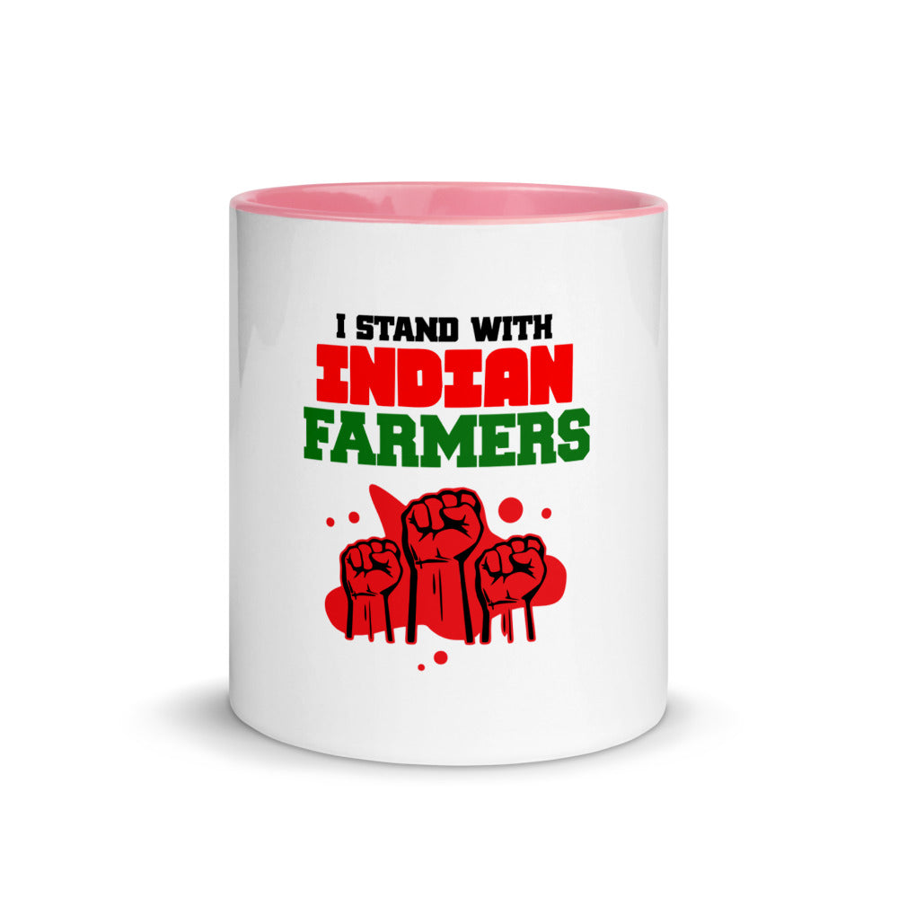 I STAND WITH INDIAN FARMERS - Mug with Color Inside