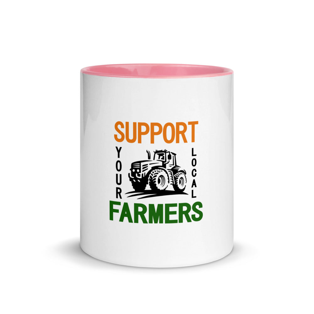 SUPPORT YOUR LOCAL FARMERS - Mug with Color Inside